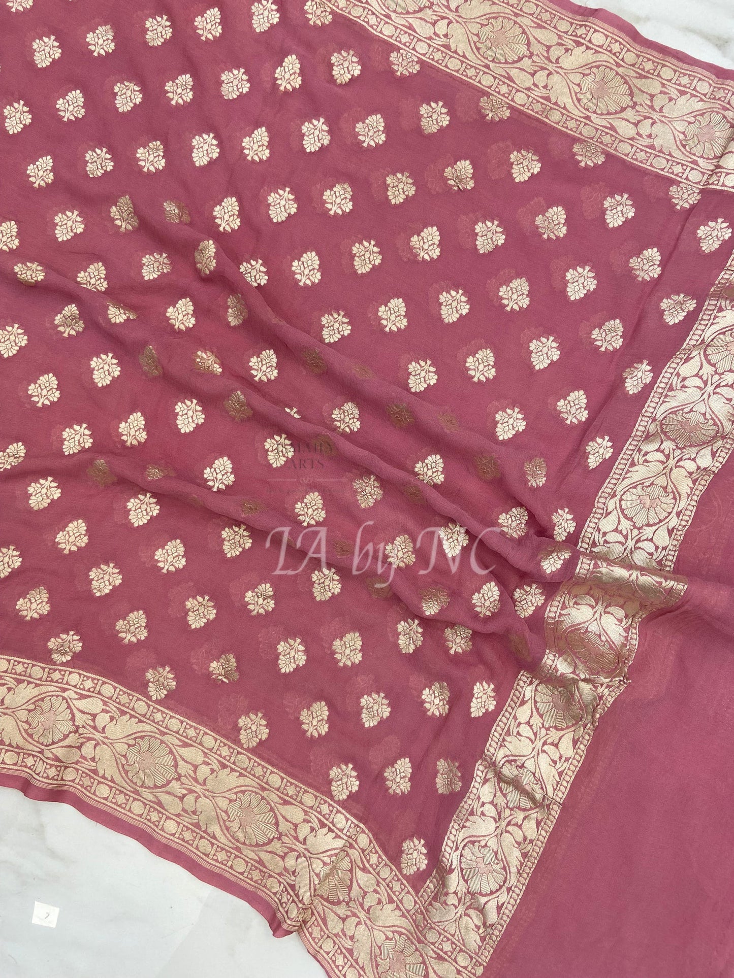Indian Banarasi Pure Khaddi Georgette Dupatta