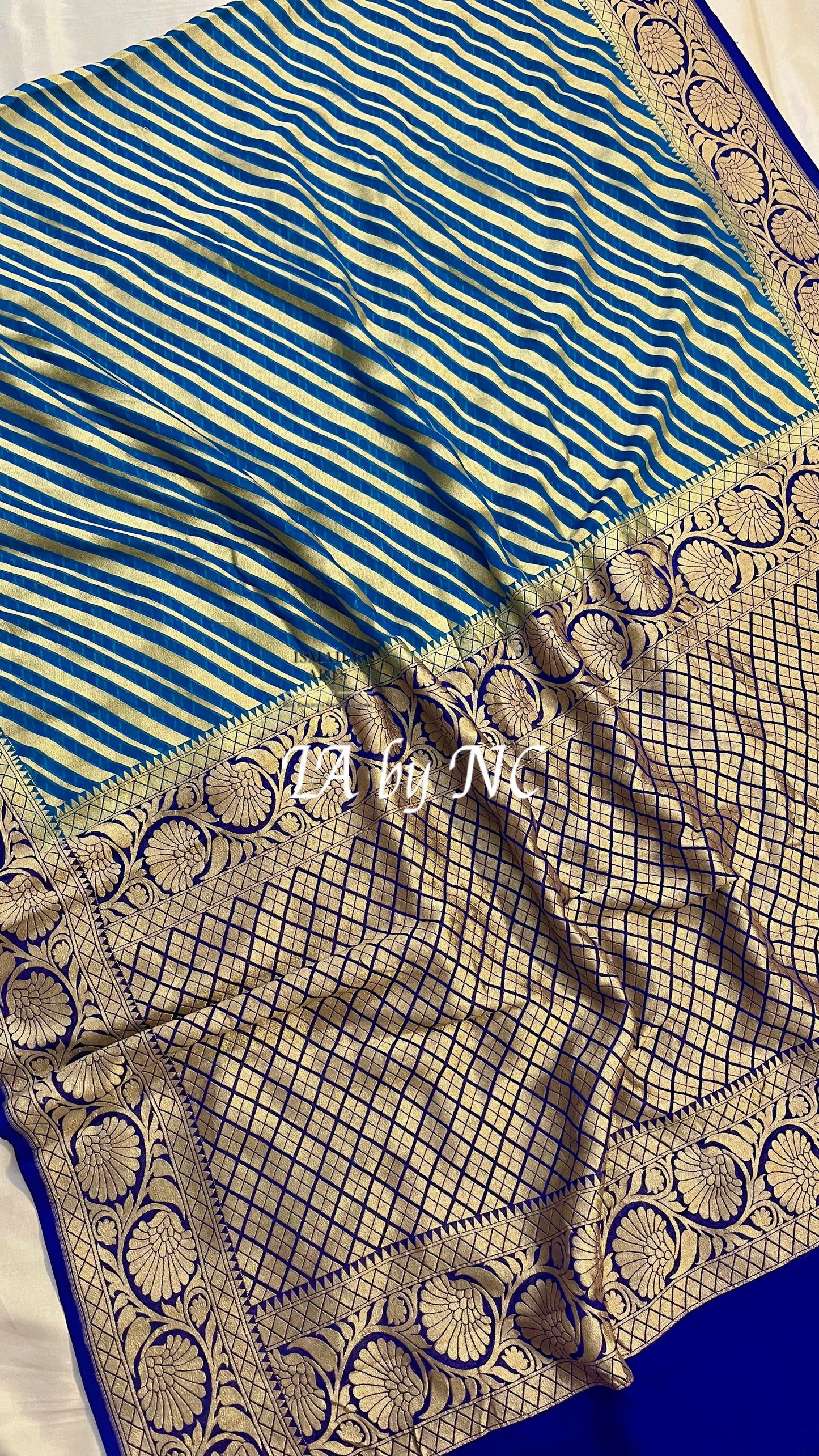 Turkish Banarasi Pure Khaddi Georgette Saree