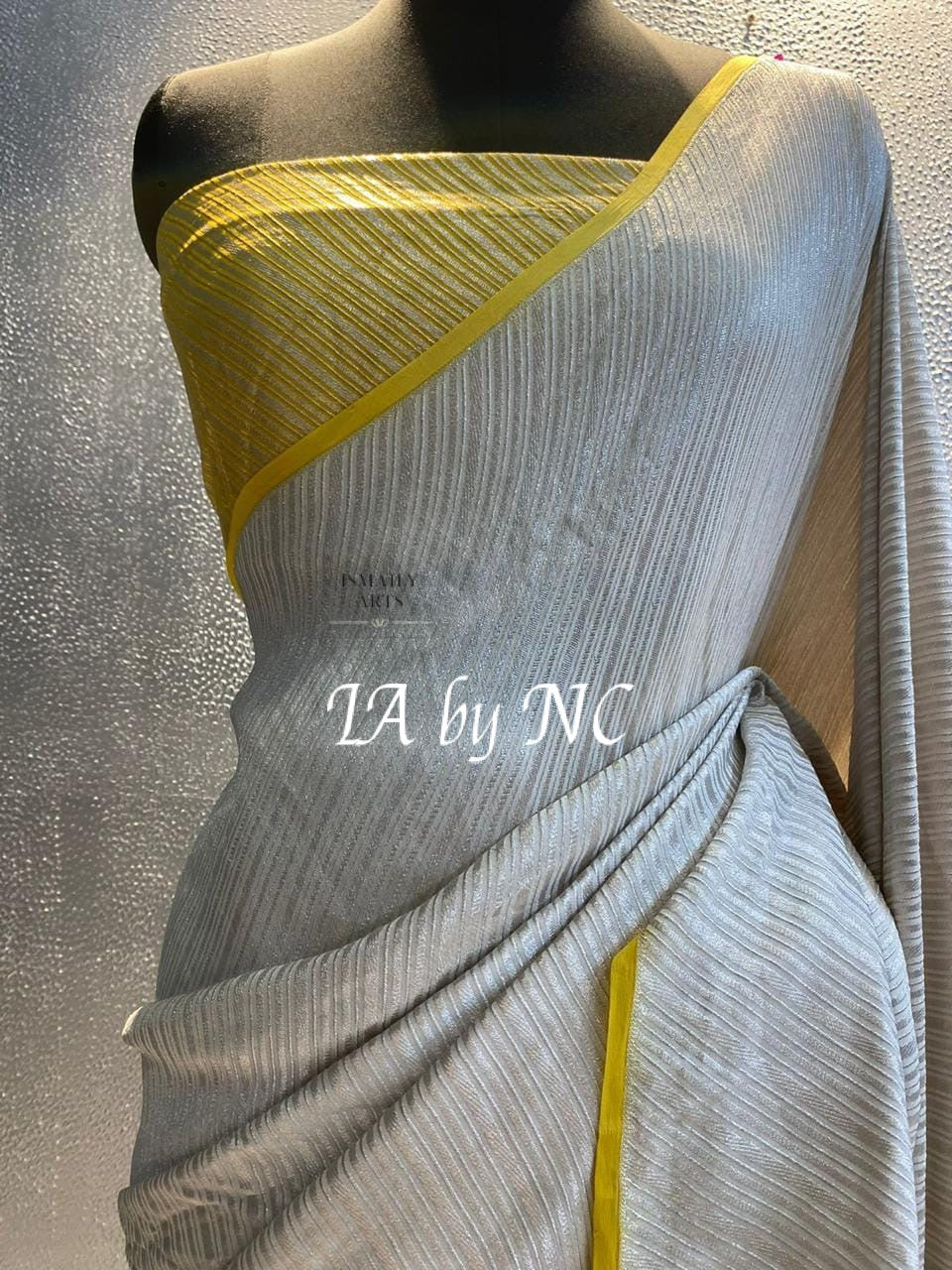 Off white Banarasi Pure Khaddi Georgette Brocade Saree