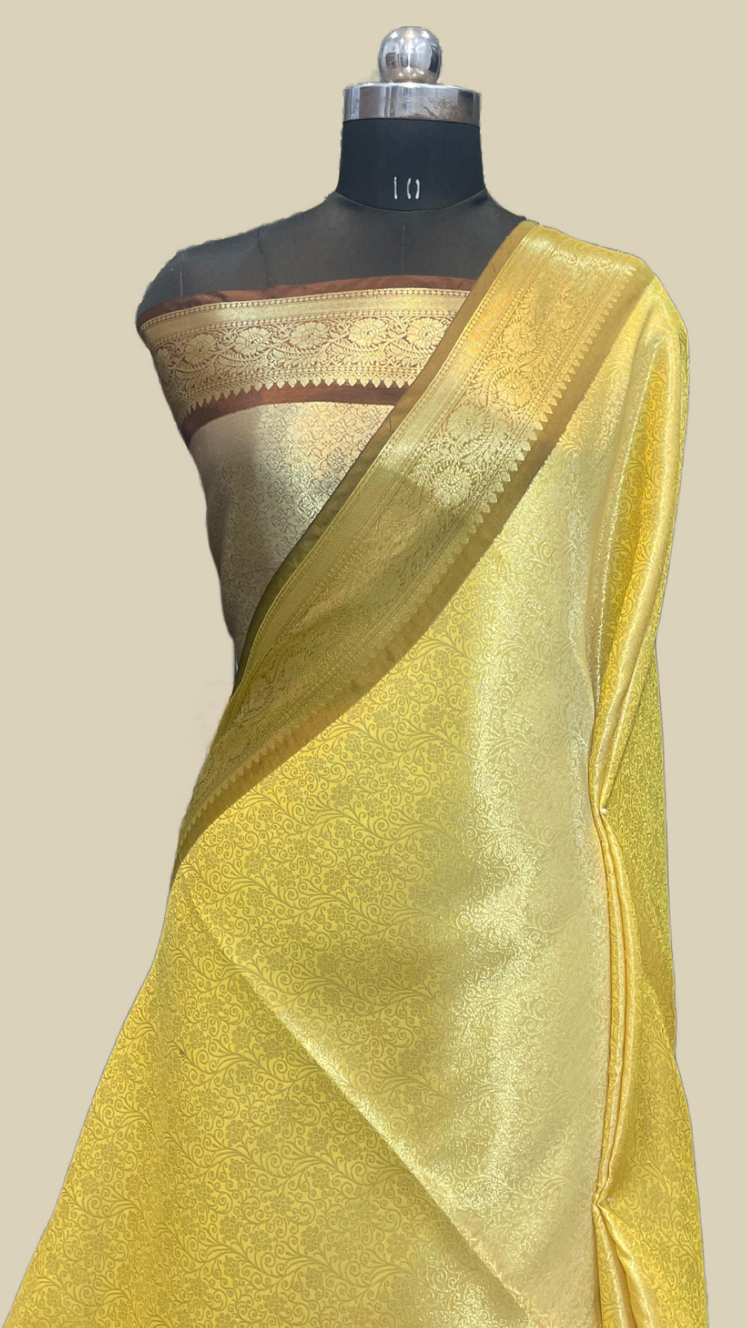 Banarasi Blend Zari Tissue Brocade Saree