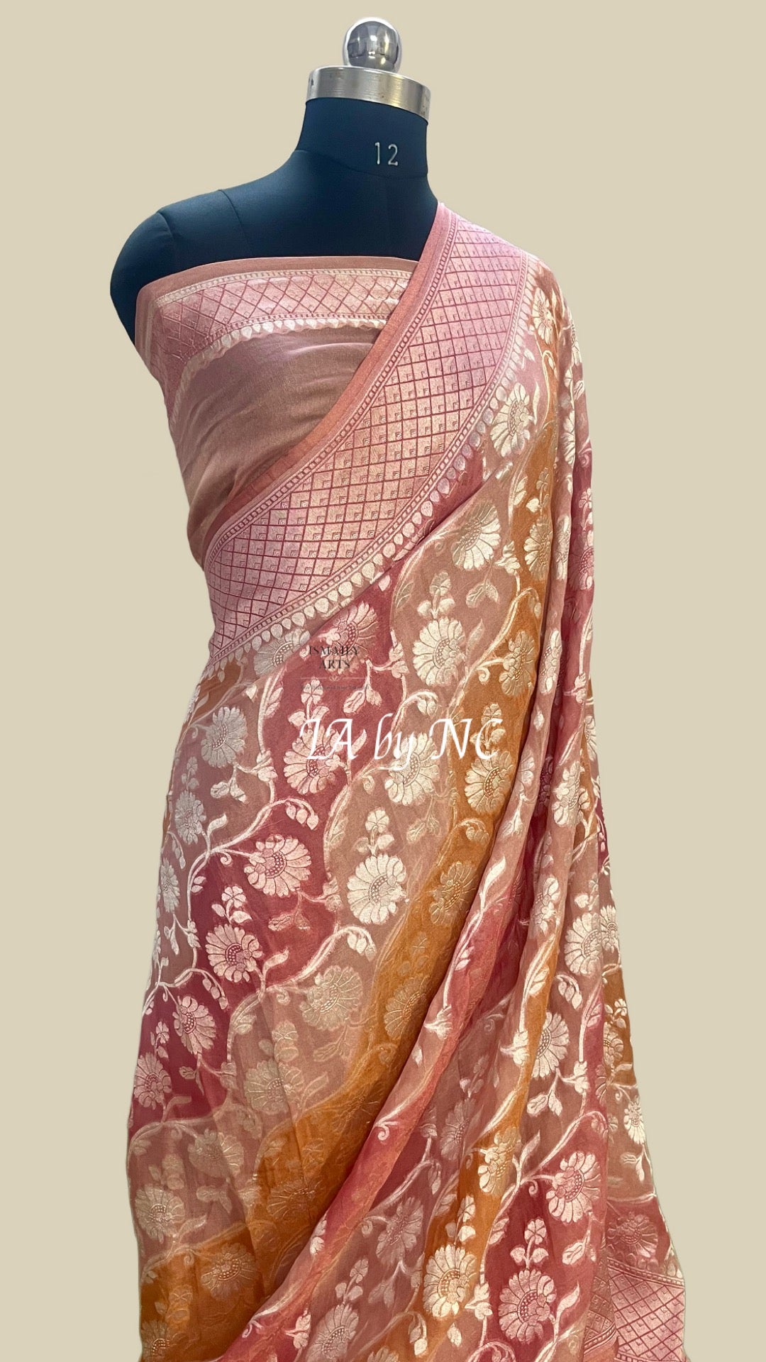 Banarasi Pure Khaddi Georgette Saree
