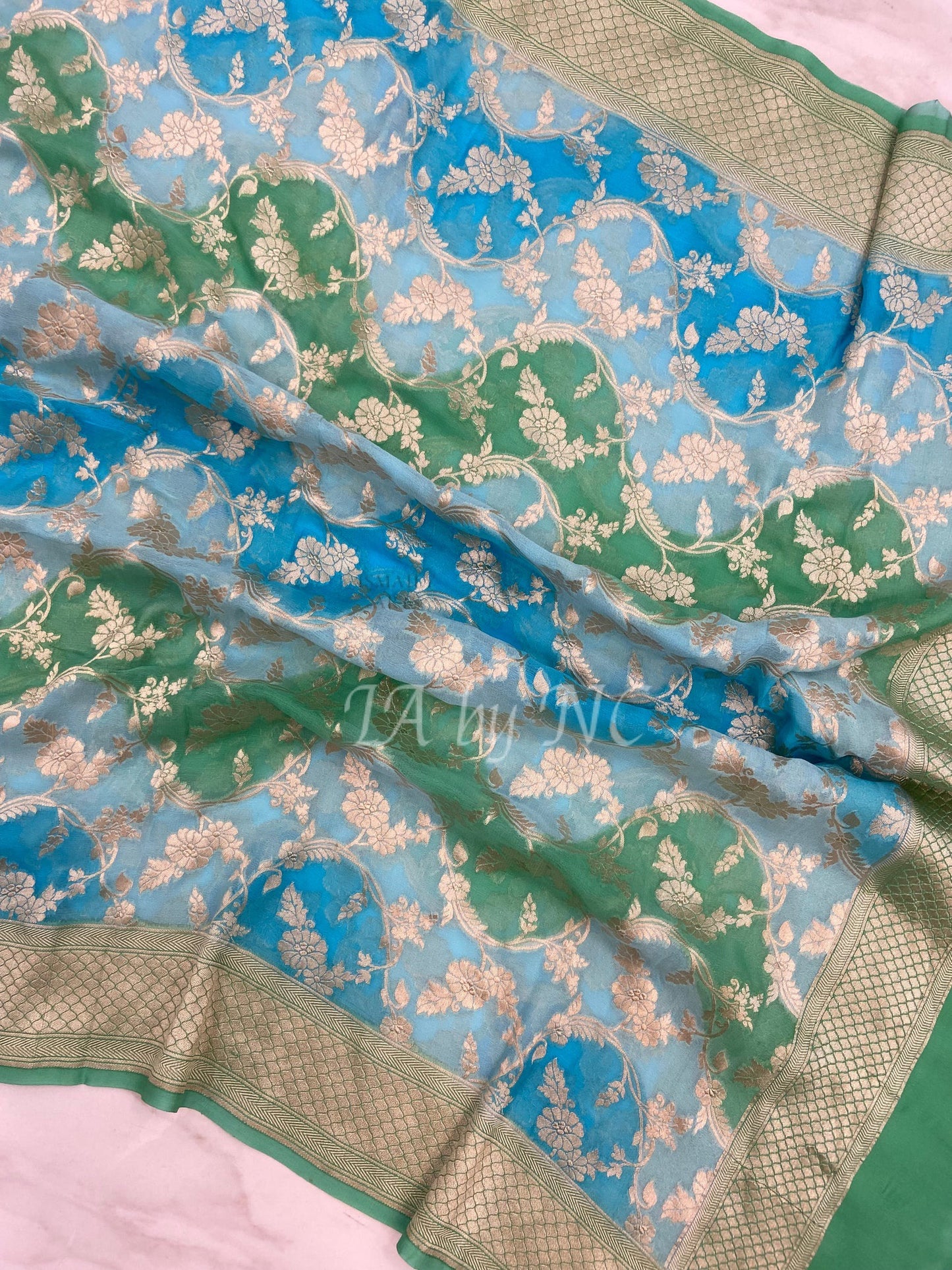 Banarasi Pure Khaddi Georgette Dupatta