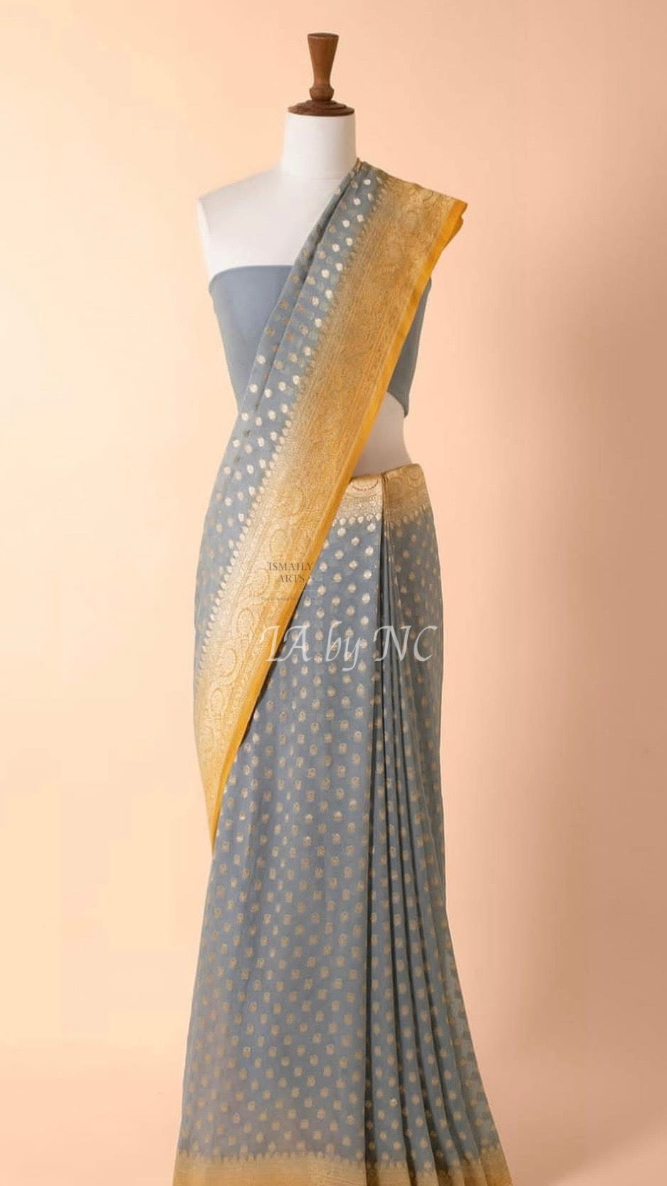 Ash Banarasi Pure Khaddi Georgette Saree