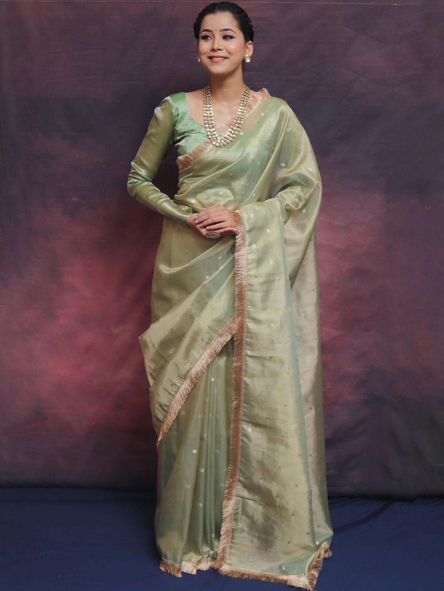 Banarasi Blend Tissue Silk Saree