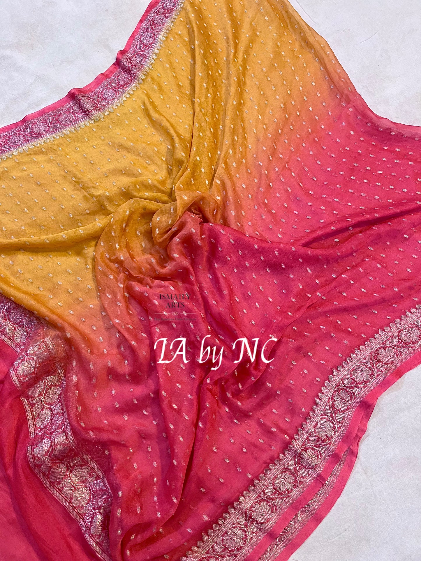 Punch Banarasi Pure Khaddi Georgette Dupatta