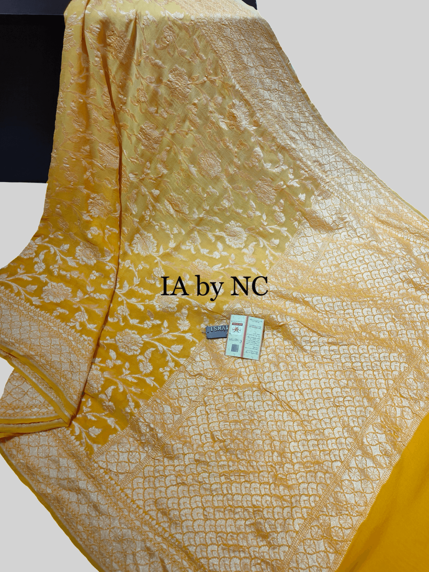 Tuscany Banarasi Pure Khaddi Georgette Saree