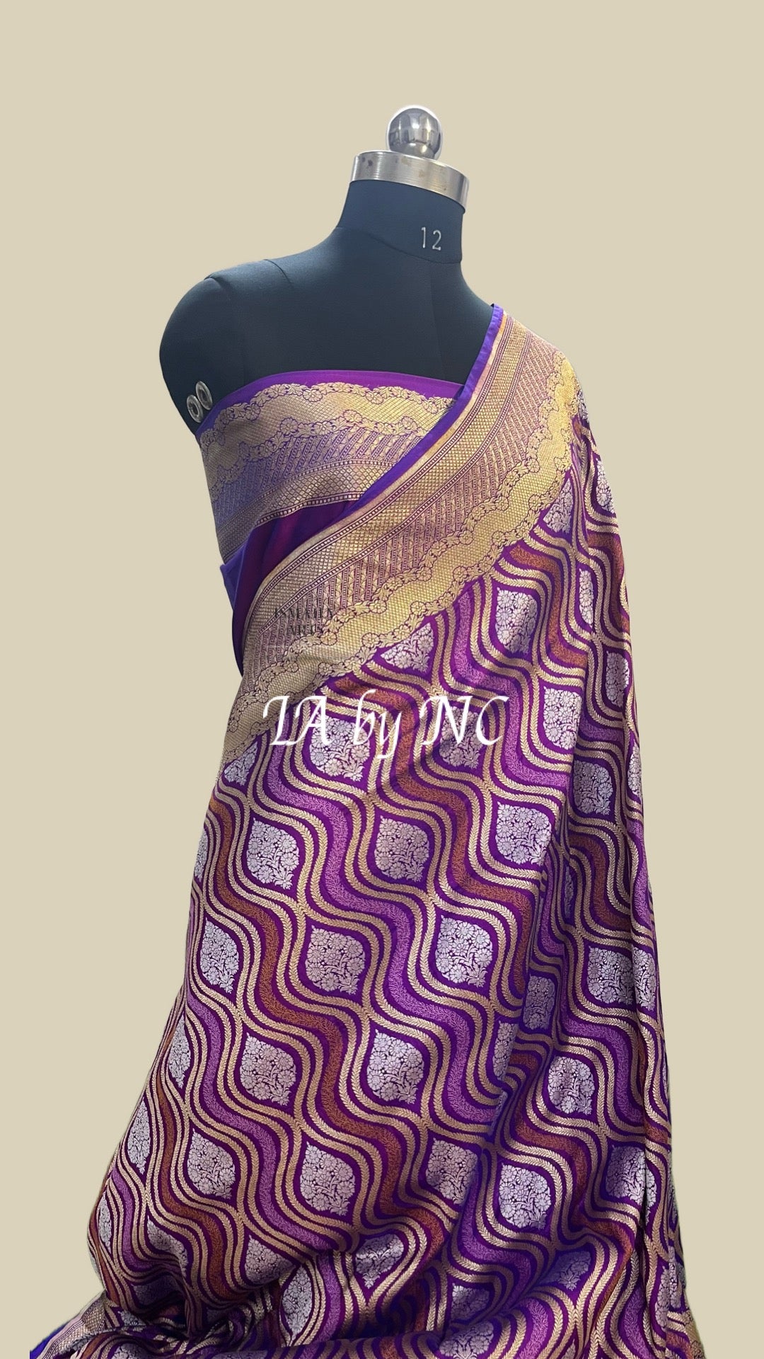 Grape Banarasi Pure Katan Silk m Rangkaat Saree