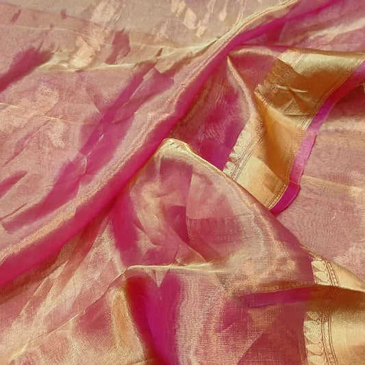 Rani Banarasi Pure Tissue Silk Saree