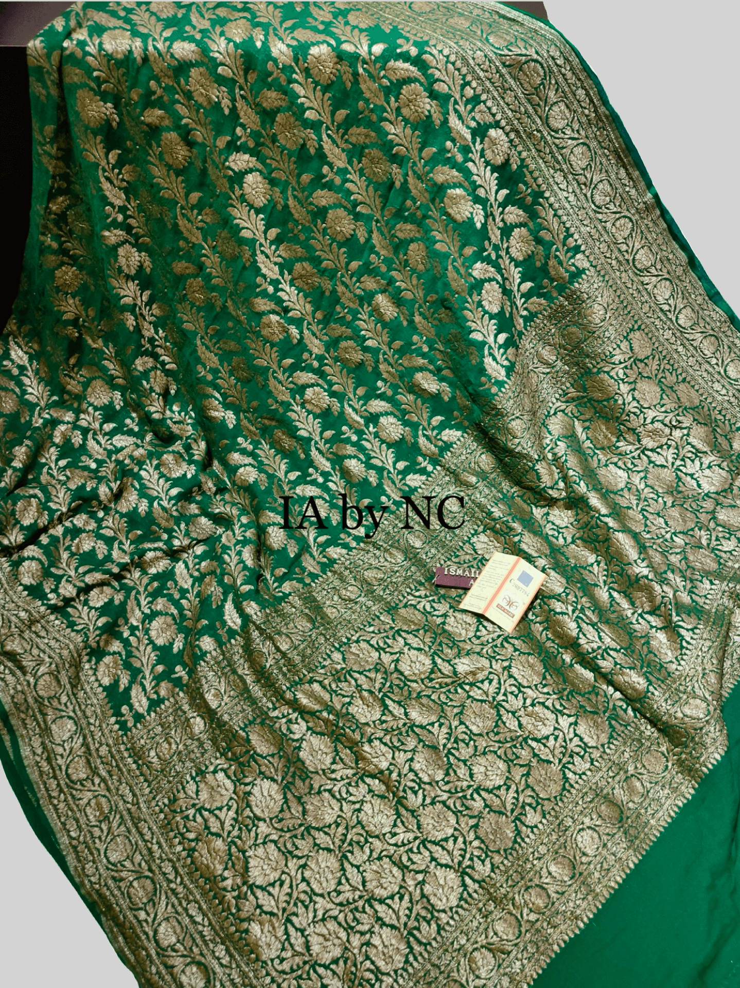 Sacramento Banarasi Pure Khaddi Georgette Saree