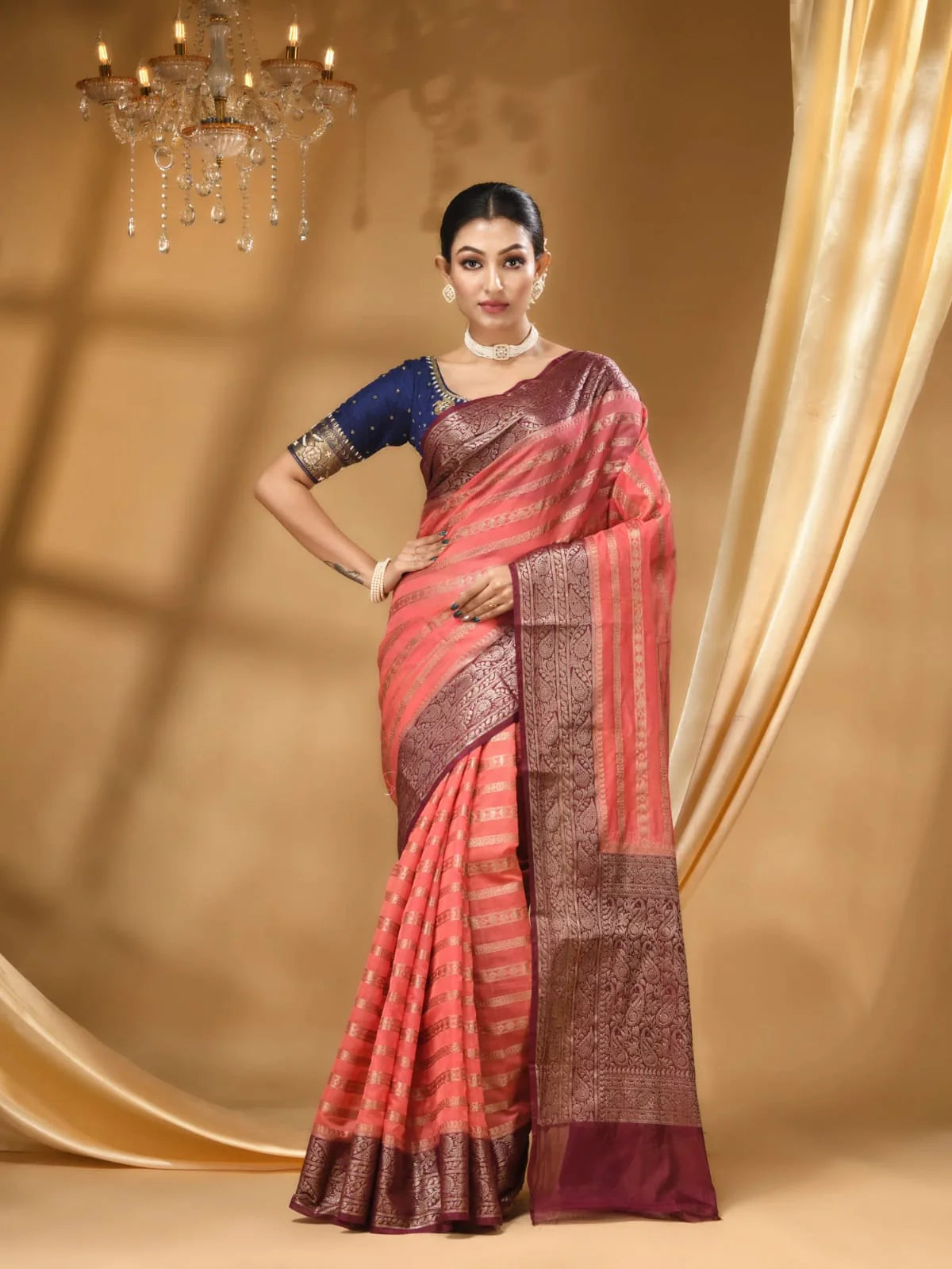 Banarasi Blend Khaddi Georgette Saree