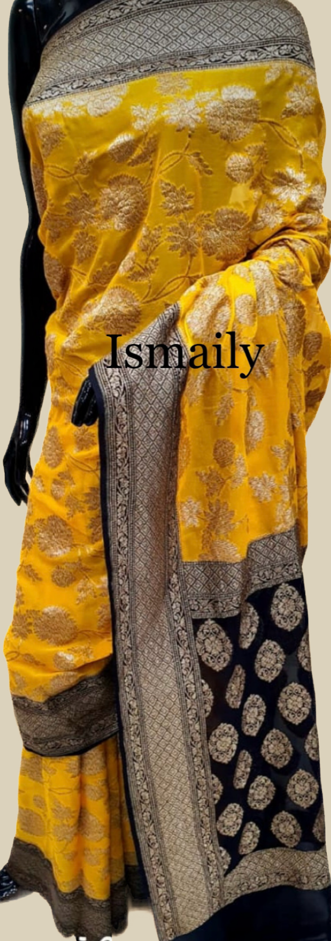 Amber Banarasi Pure Khaddi Georgette Saree