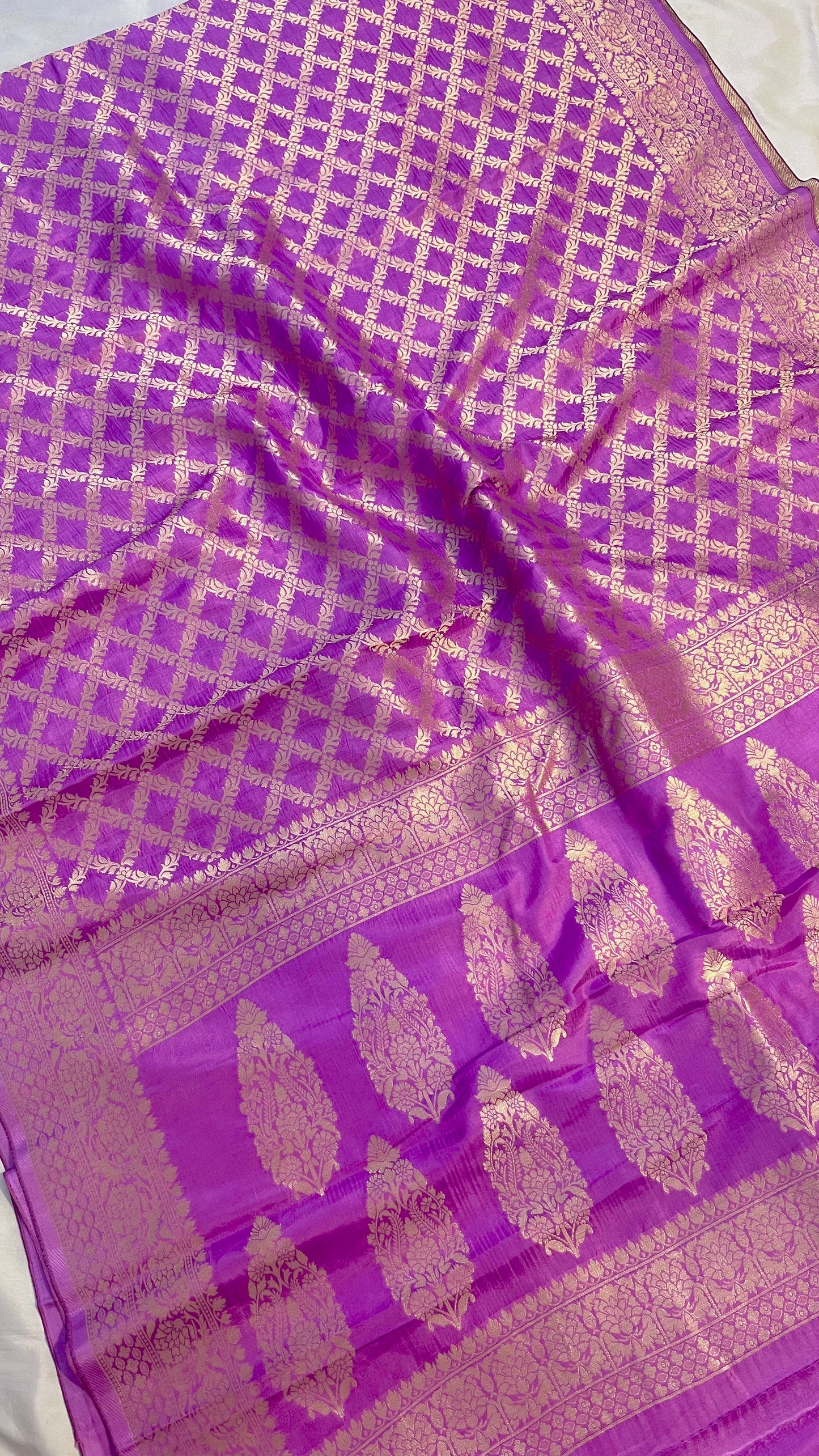 Banarasi Blend Pure Mashru Silk Saree
