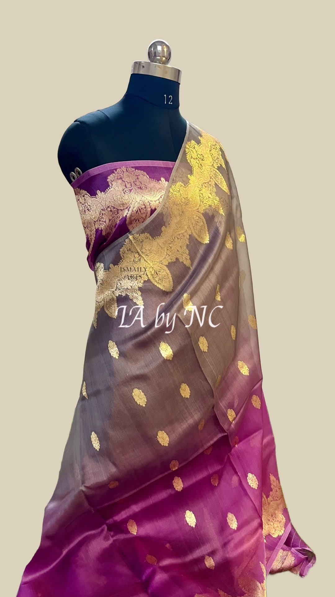 Banarasi Pure Kora Silk Kadwa Saree