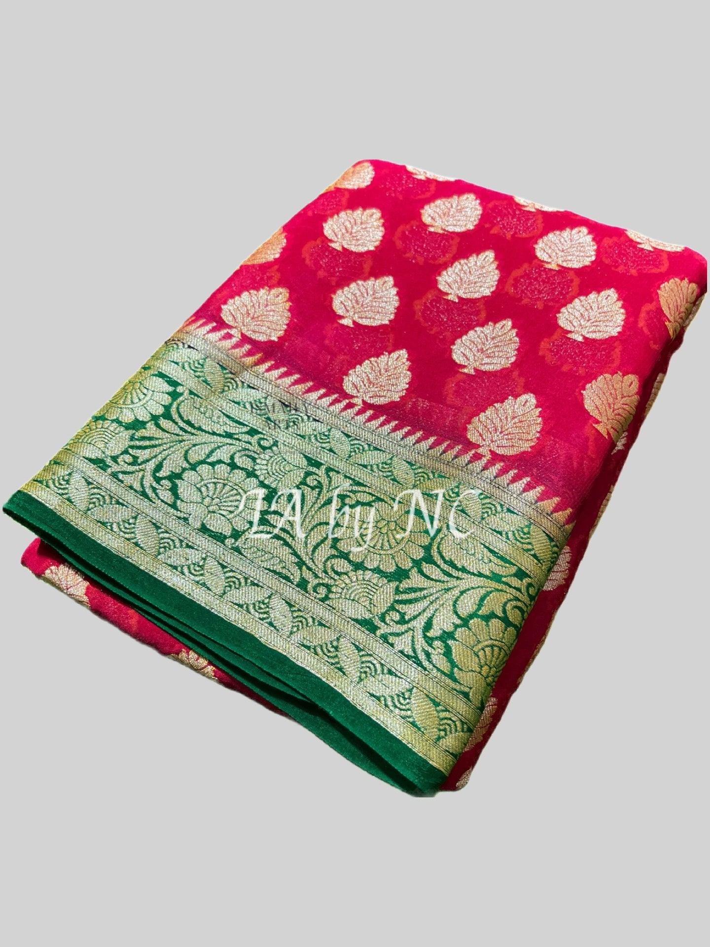 Imperial Banarasi Pure Chiffon Georgette Saree