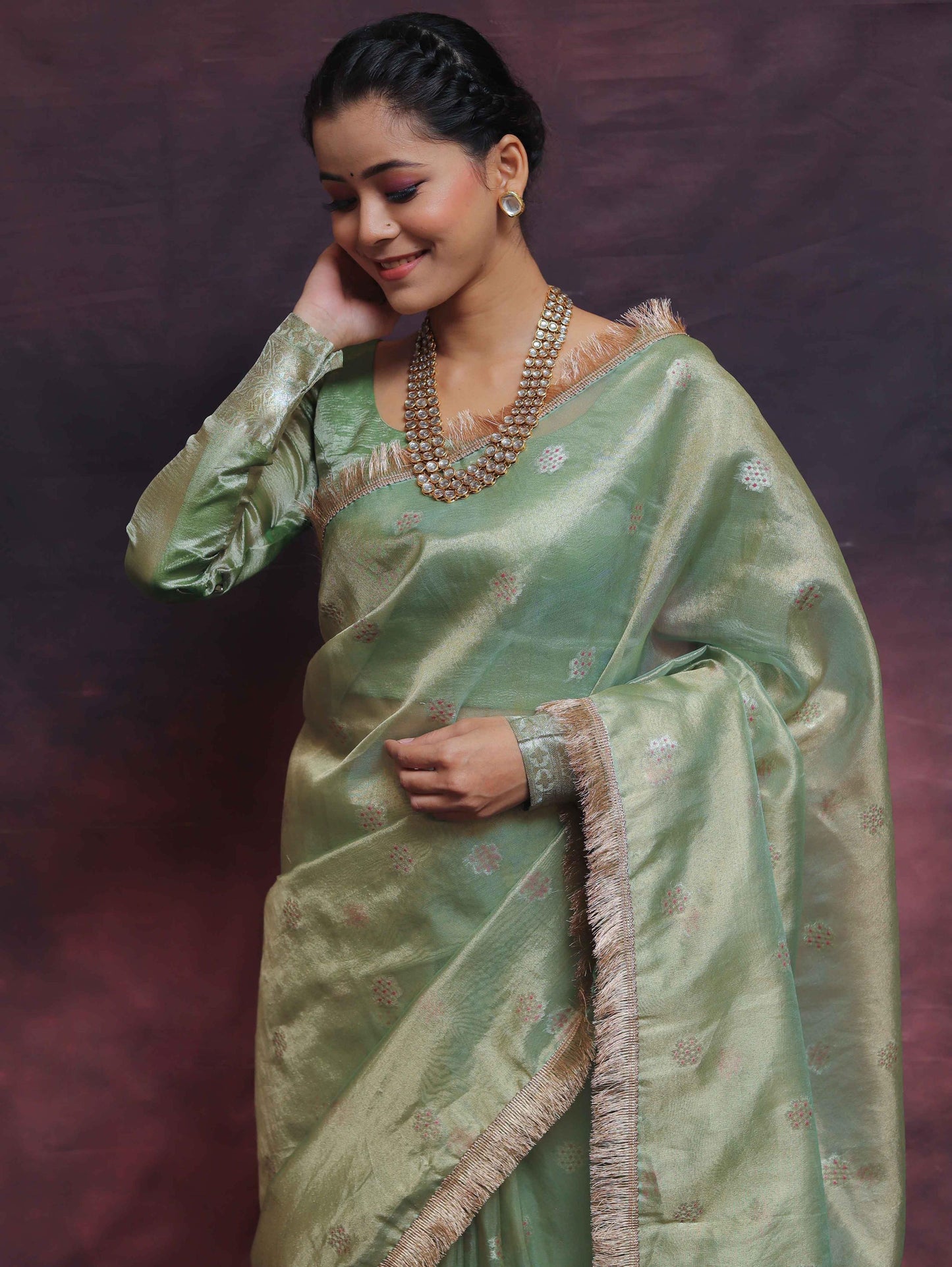 Banarasi Blend Tissue Silk Saree