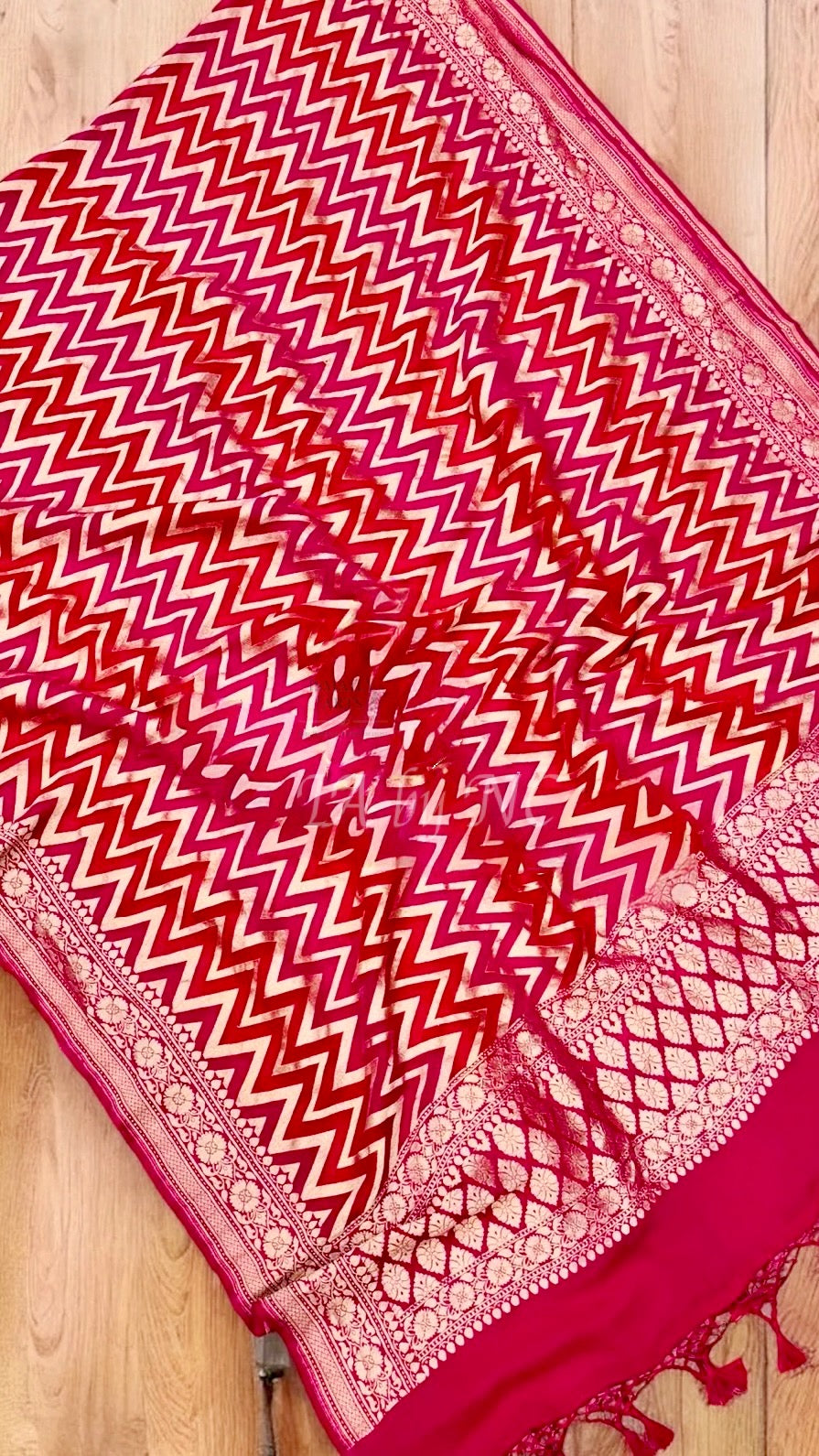 Banarasi Pure Khaddi Georgette Dupatta