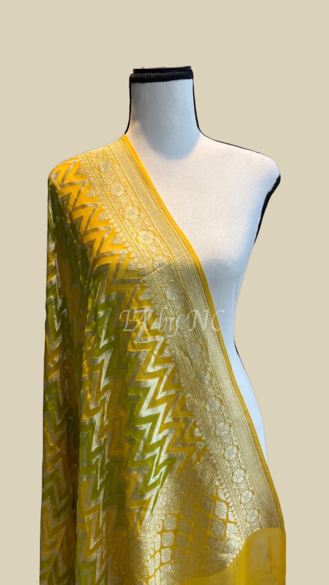 Banarasi Pure Khaddi Georgette Dupatta
