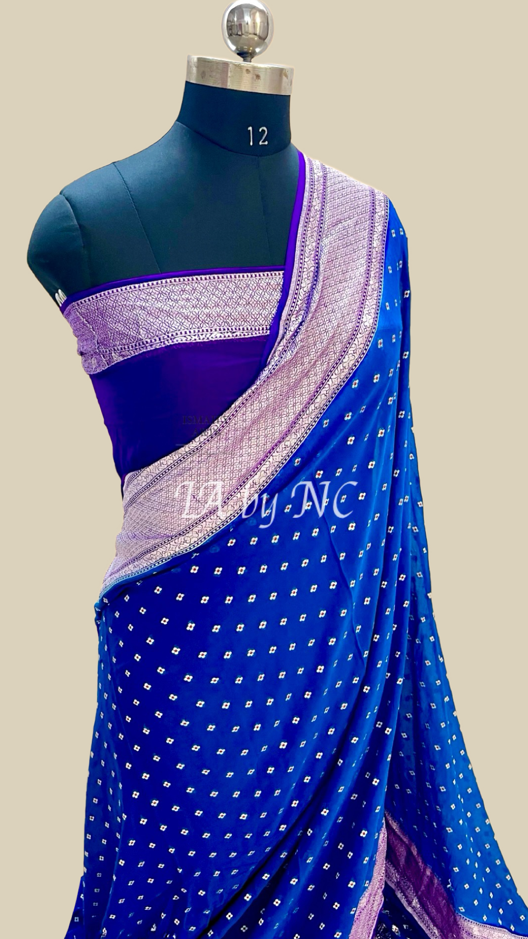 Egyptian Banarasi Pure Khaddi Georgette Saree