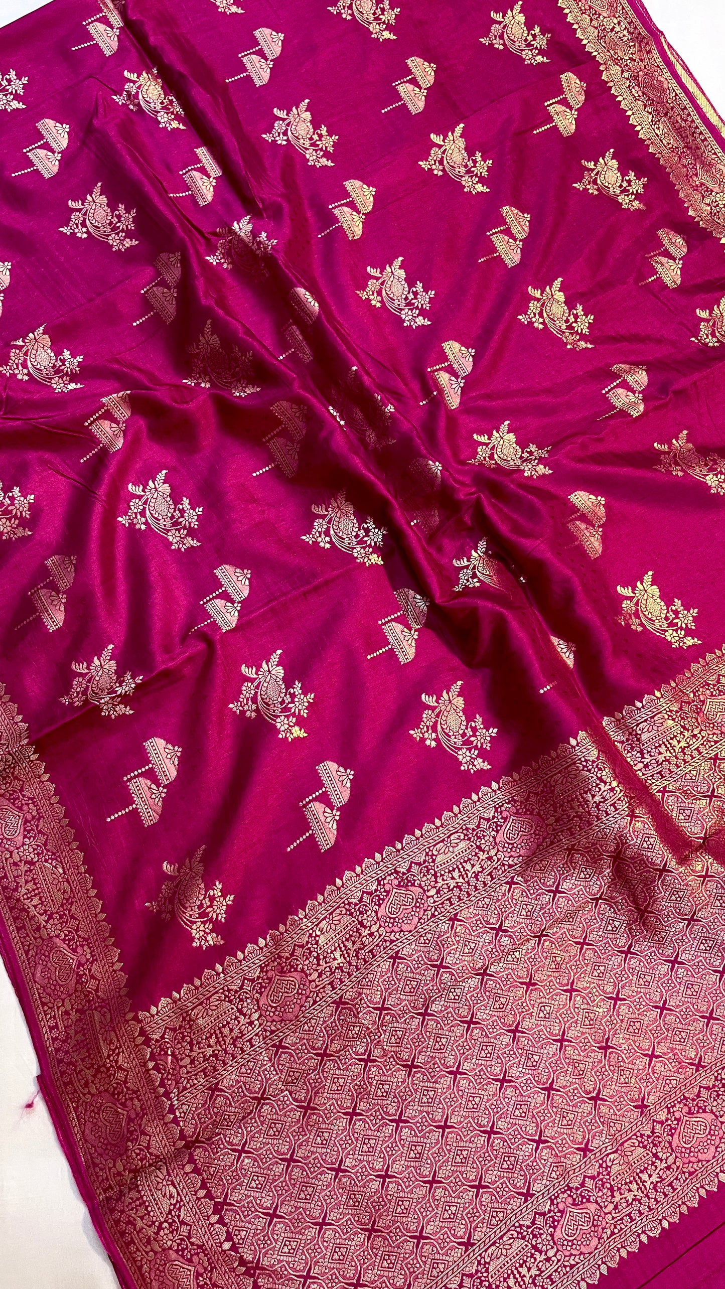Banarasi Blend Pure Mashru Silk Saree