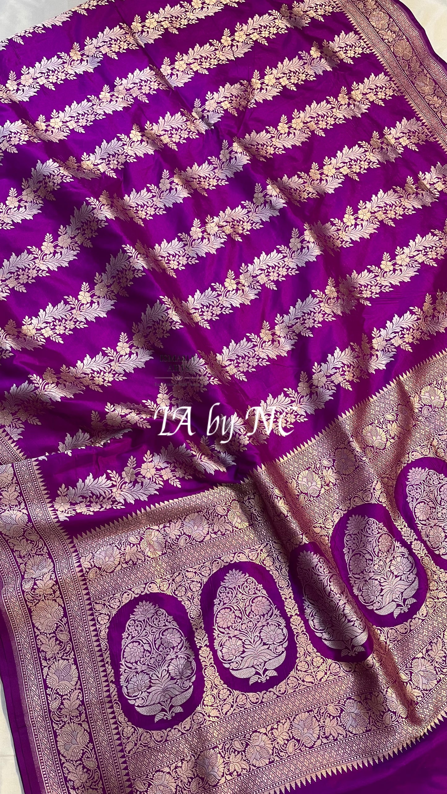 Lollipop Banarasi Pure Katan Silk Pattu Sona Rupa Saree