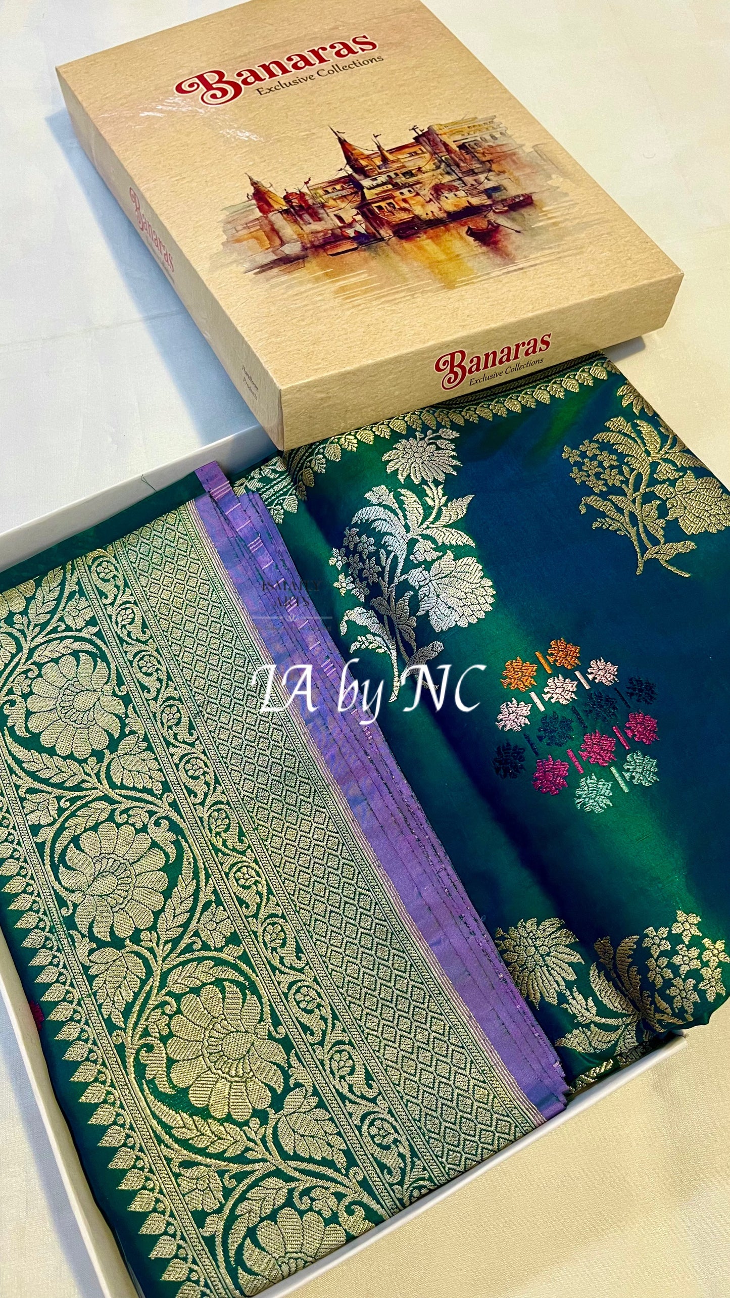 Sacramento Banarasi Pure Katan Silk Kadwa Pattu Saree