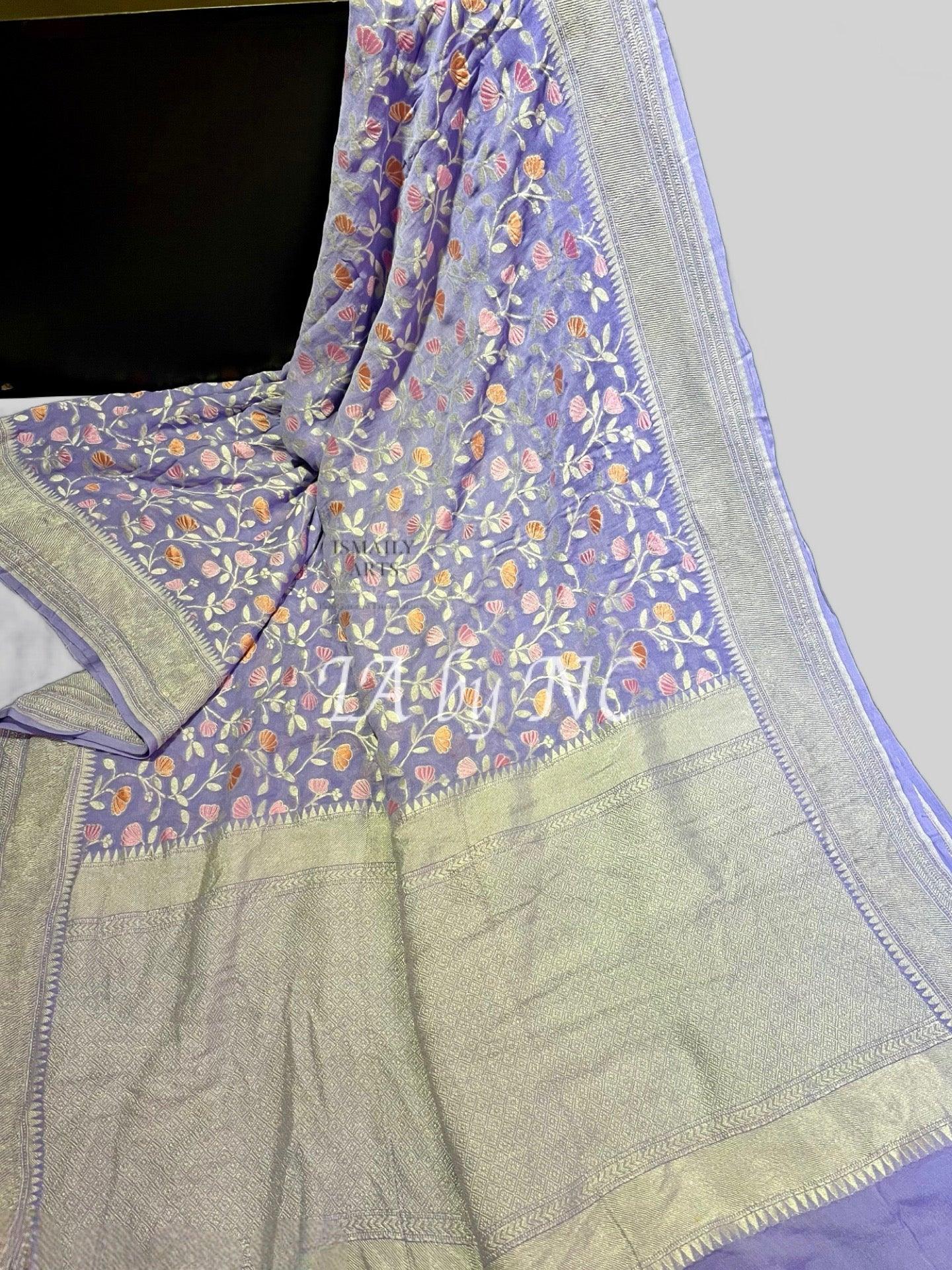 Ultra Banarasi Pure Khaddi Georgette Saree