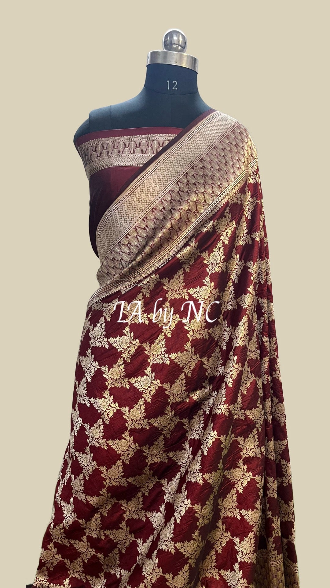Walnut Banarasi Pure Katan Silk Pattu Saree