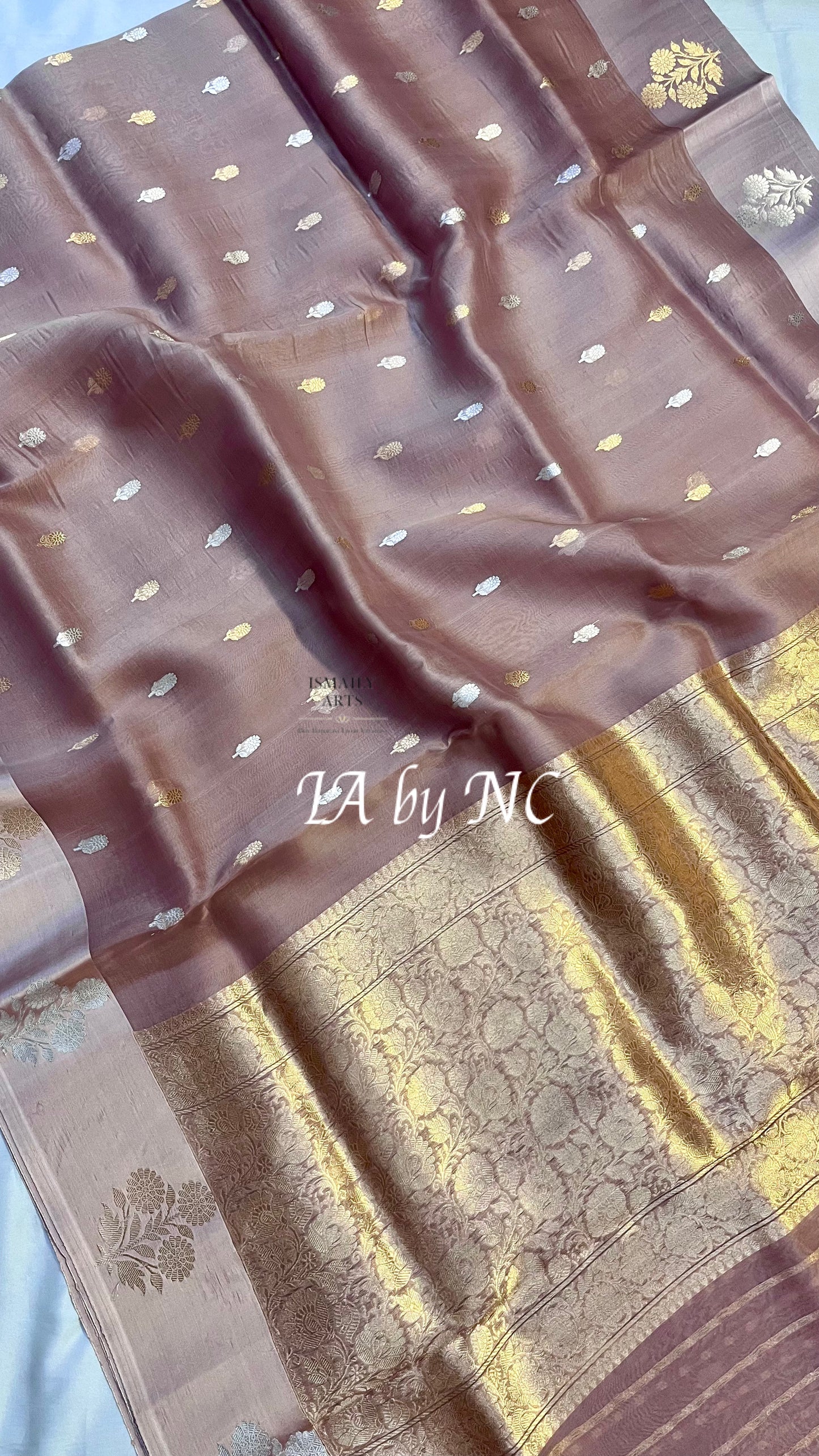 Bole Banarasi Pure Kora Silk Kadwa Saree