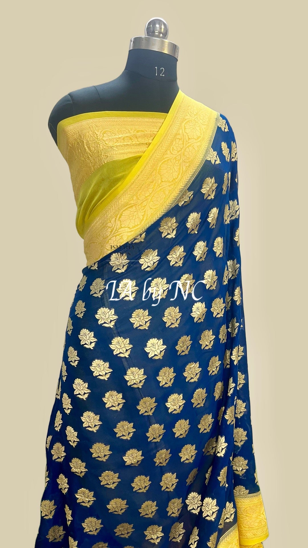 German Banarasi Pure Khaddi Georgette Saree