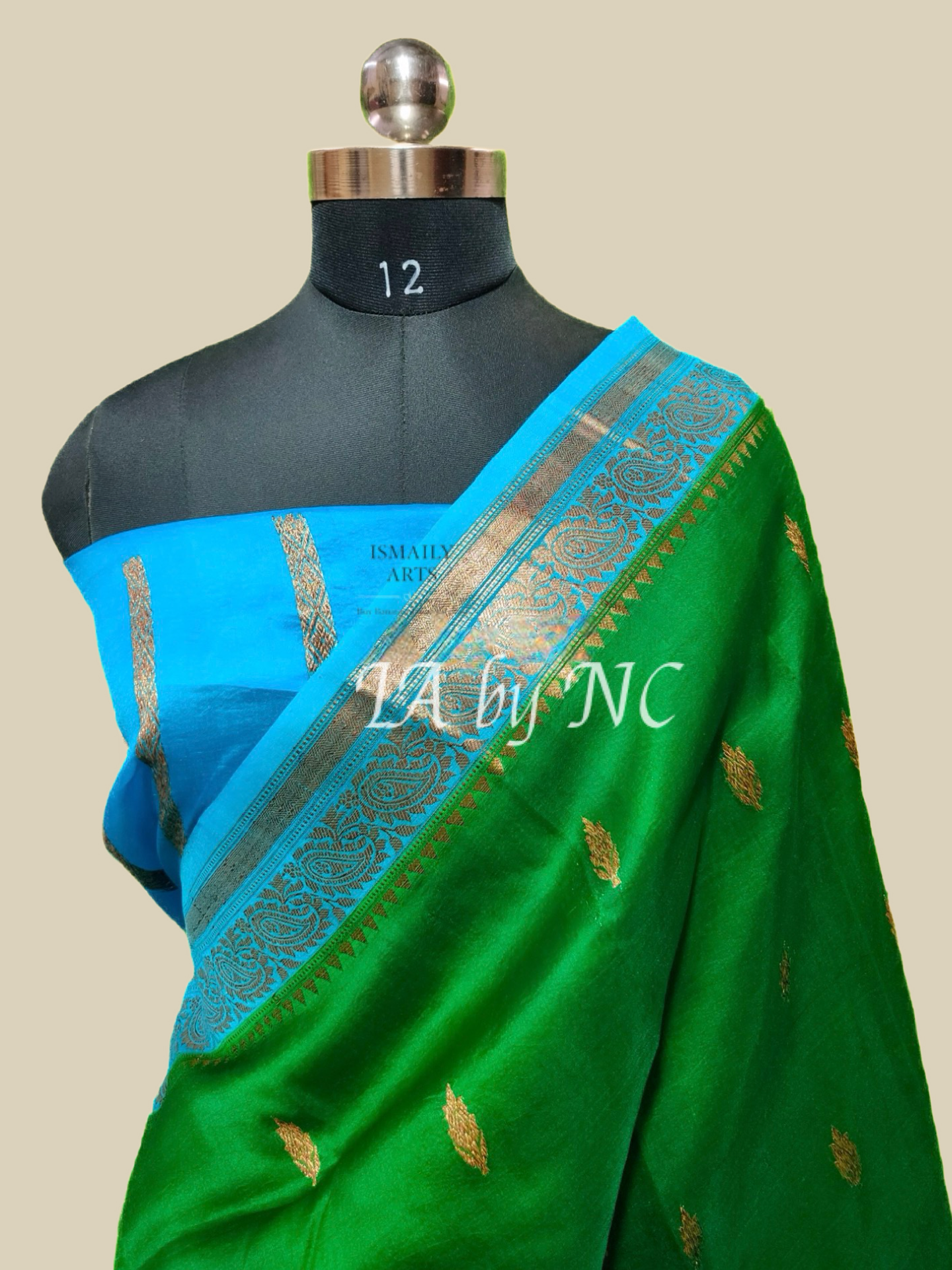 Bottle Banarasi Pure Kora Organza Kadwa Saree