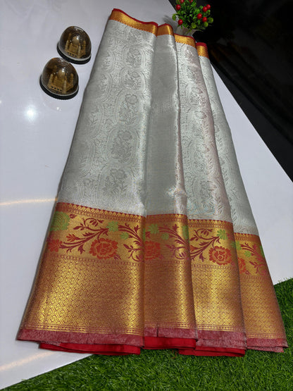 Banarasi Tissue Silk Brocade Saree