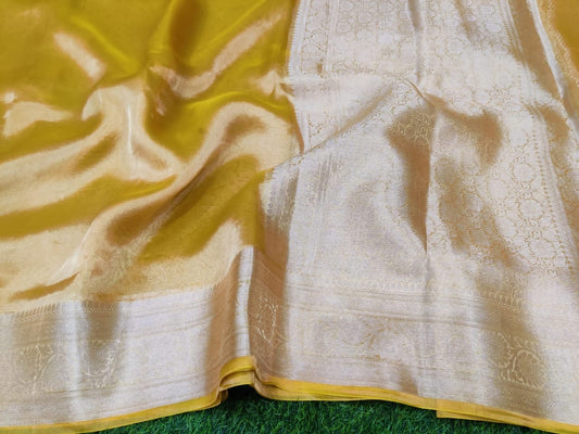 Amber Banarasi Pure Tissue Silk Saree