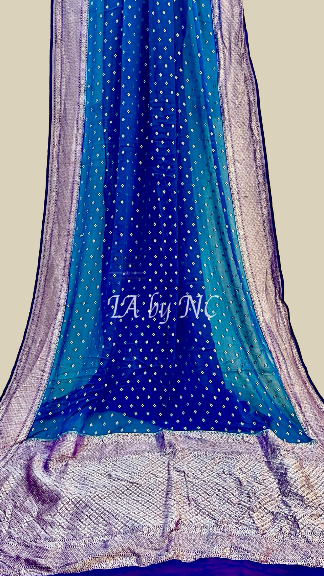 Egyptian Banarasi Pure Khaddi Georgette Saree