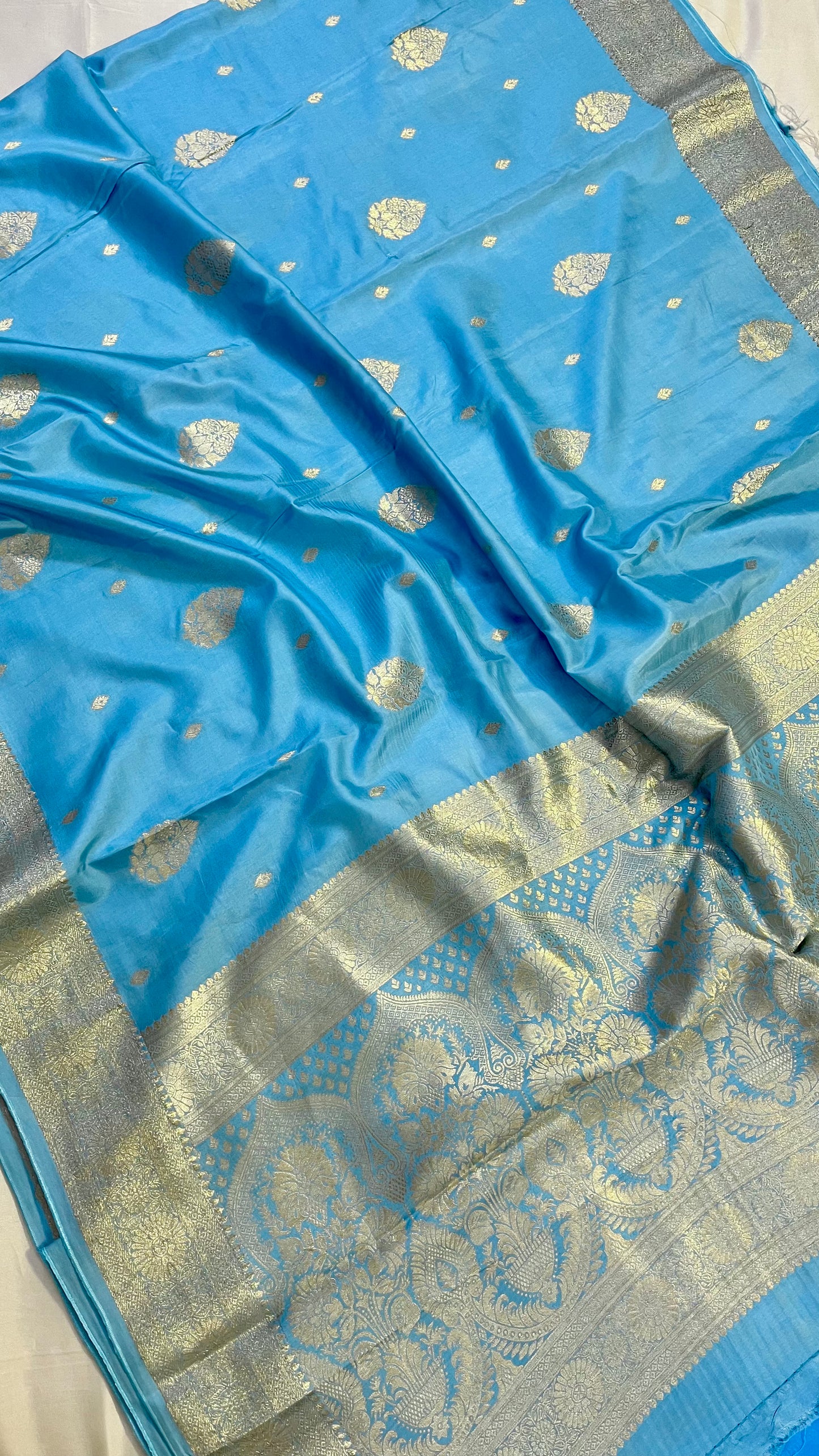 Banarasi Blend Pure Mashru Silk Saree