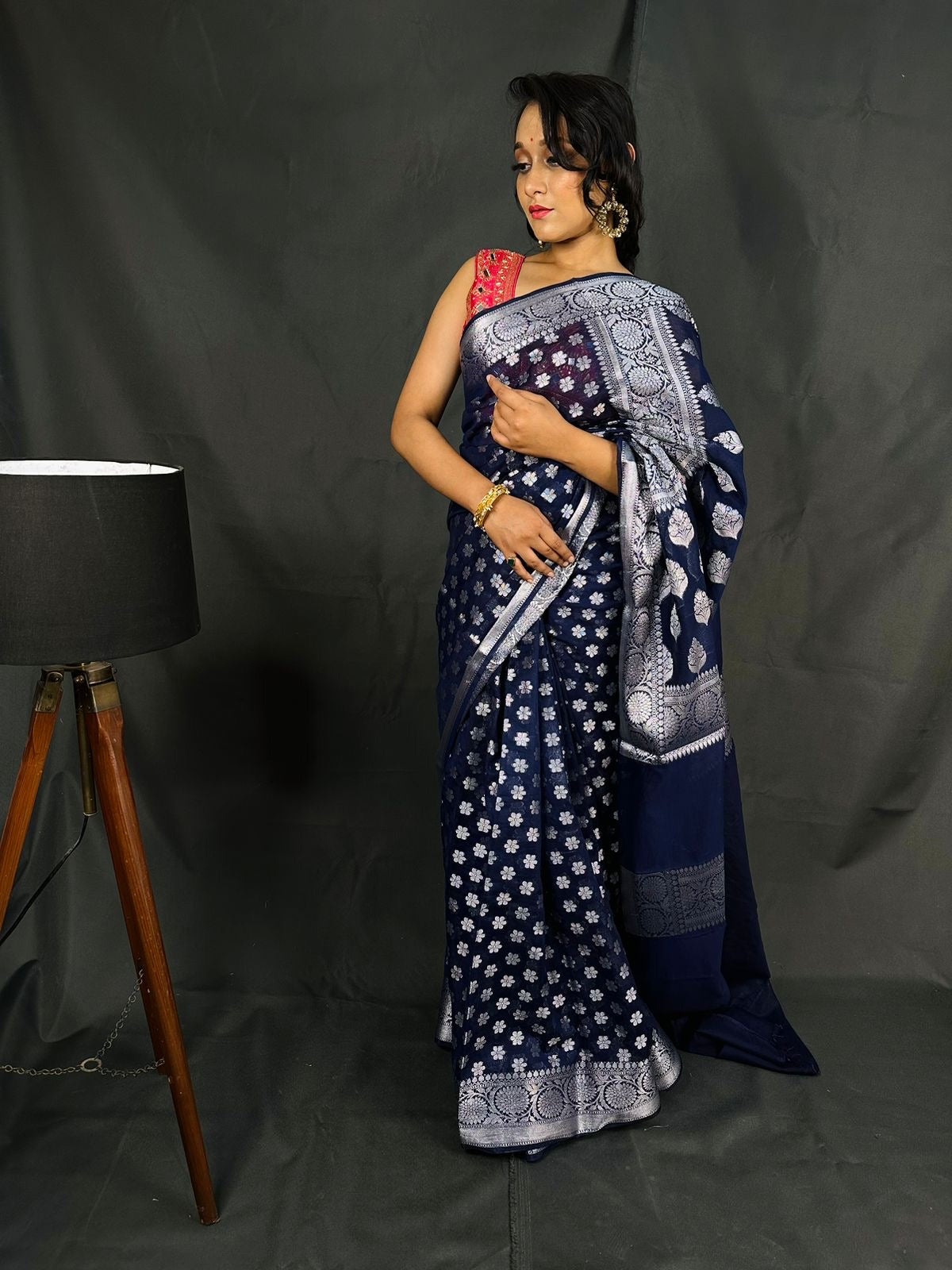 Banarasi Blend Khaddi Georgette Saree