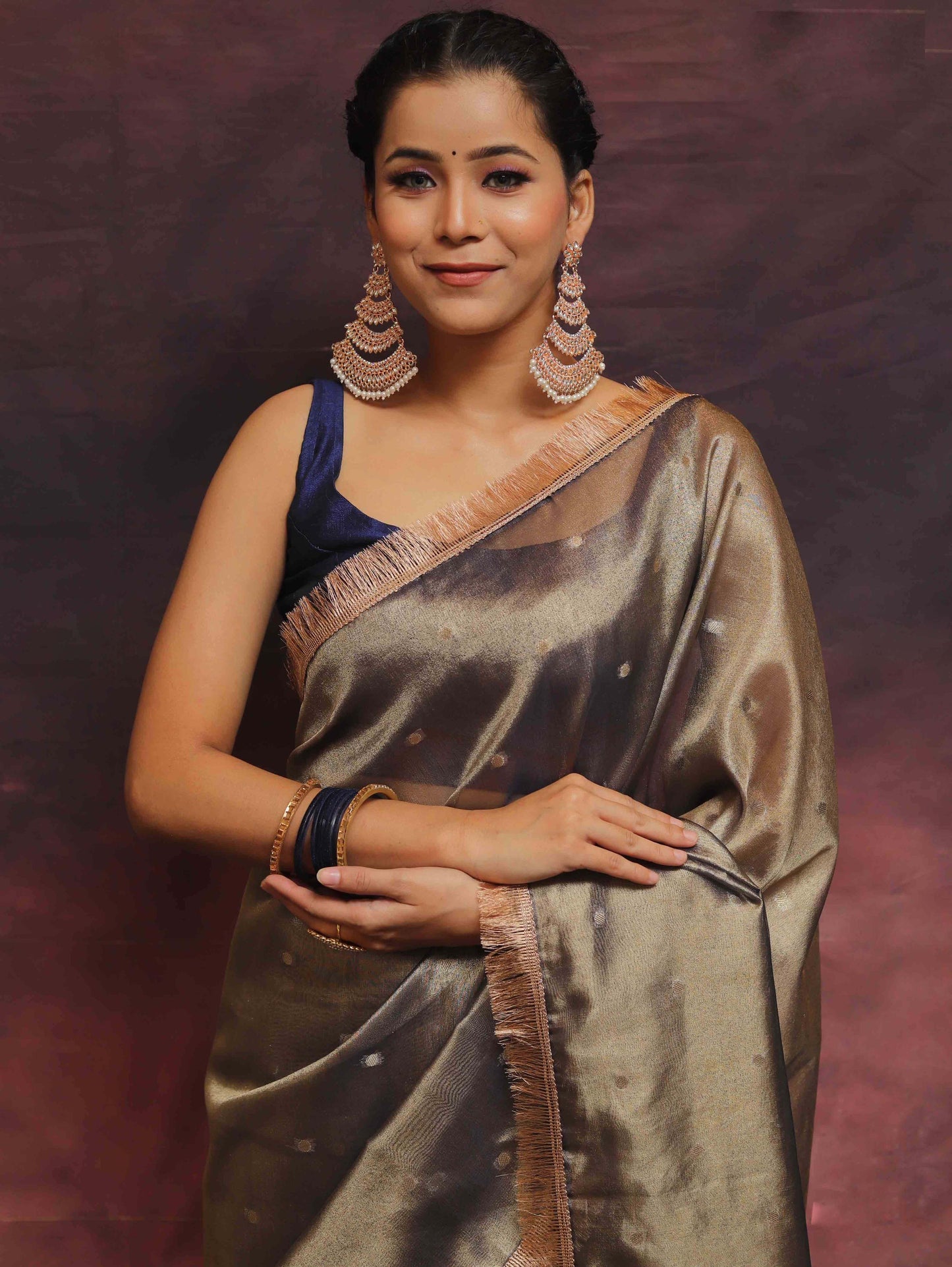 Banarasi Blend Tissue Silk Saree