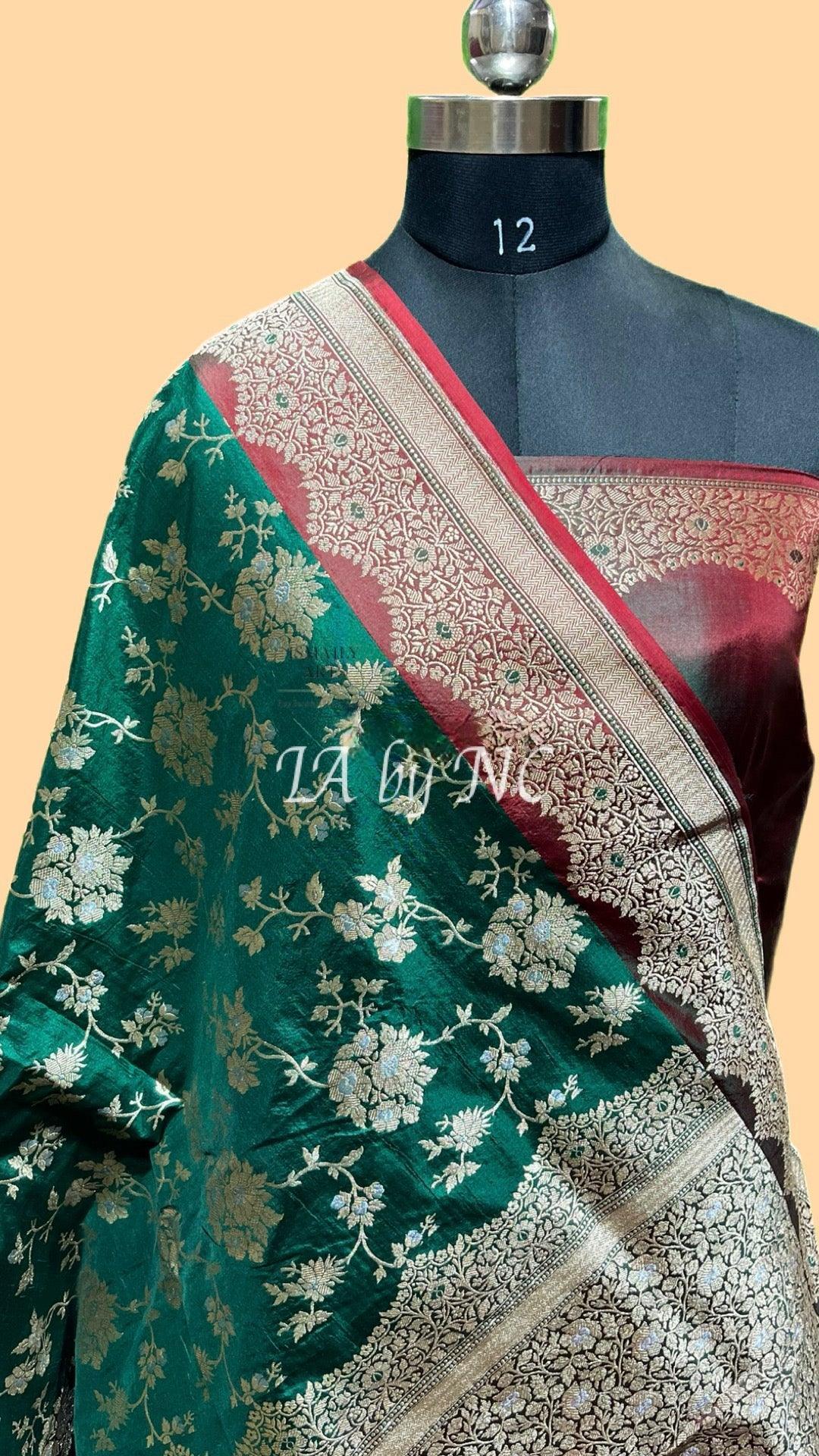 Sacramento Banarasi Pure Katan Silk Pattu Saree