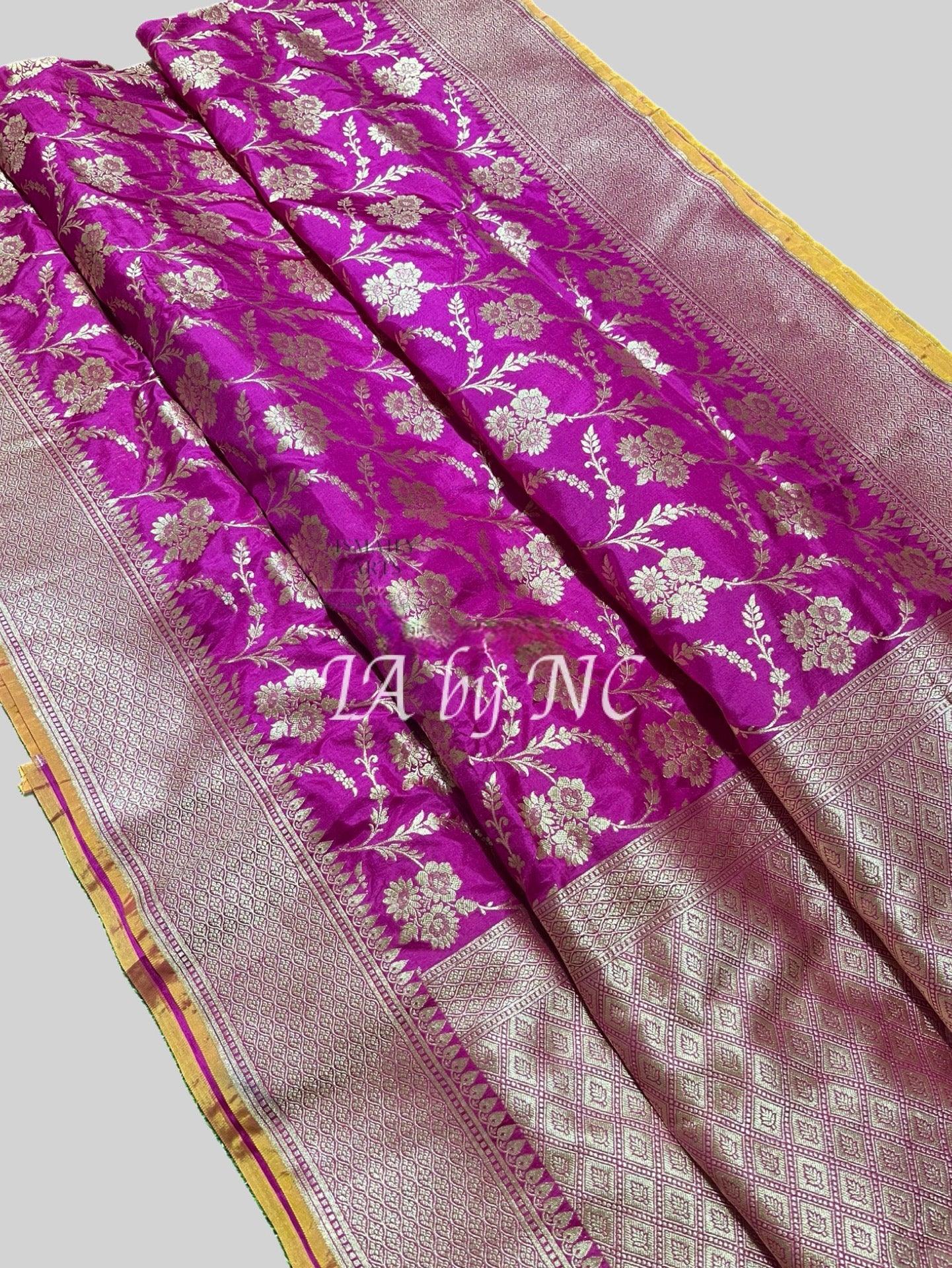 Rani Banarasi Pure Katan Silk Pattu Saree