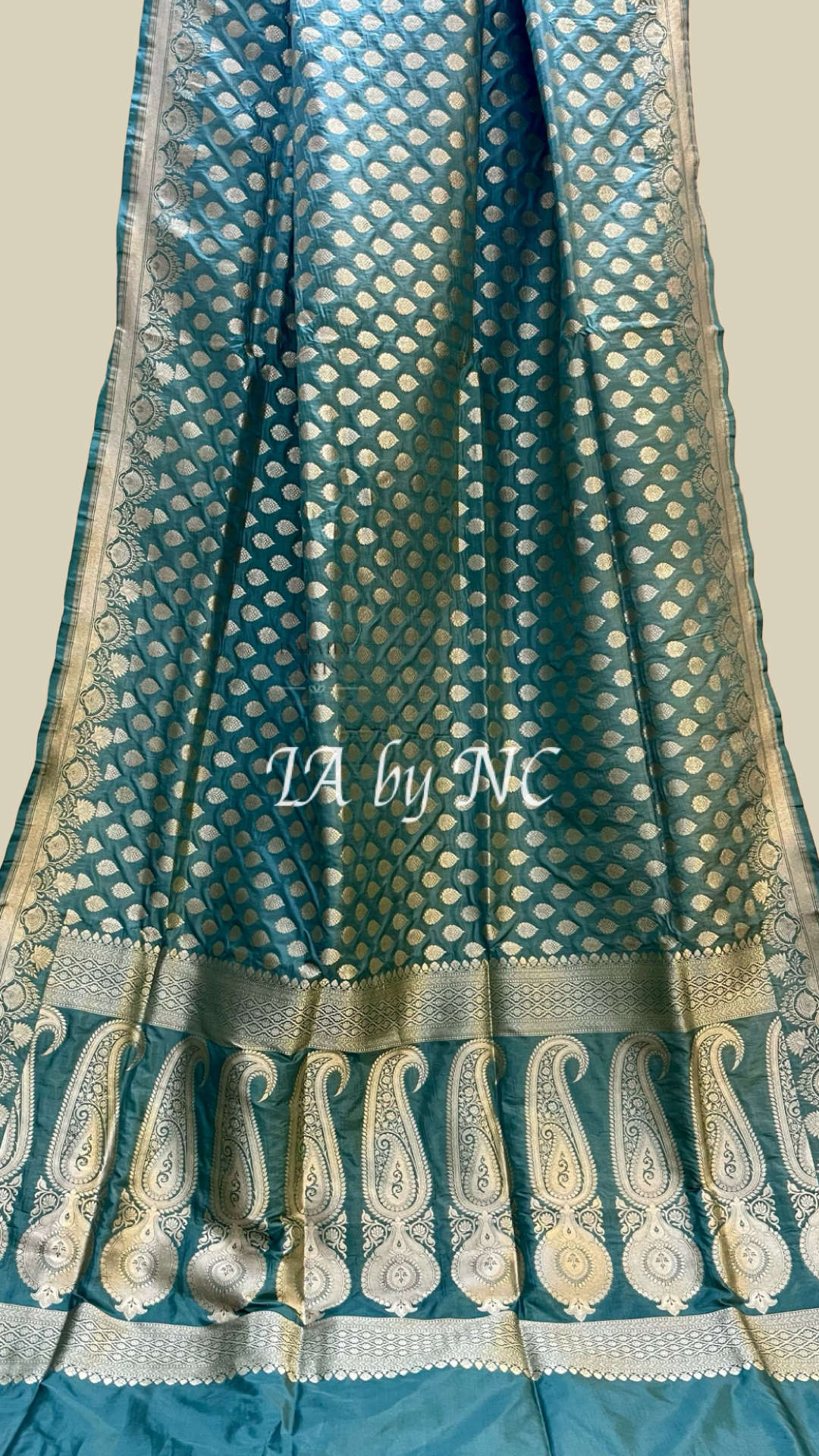 Jungle Banarasi Pure Katan Silk Pattu Saree