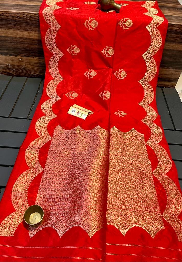 Imperial Banarasi Pure Katan Silk Kadwa Saree