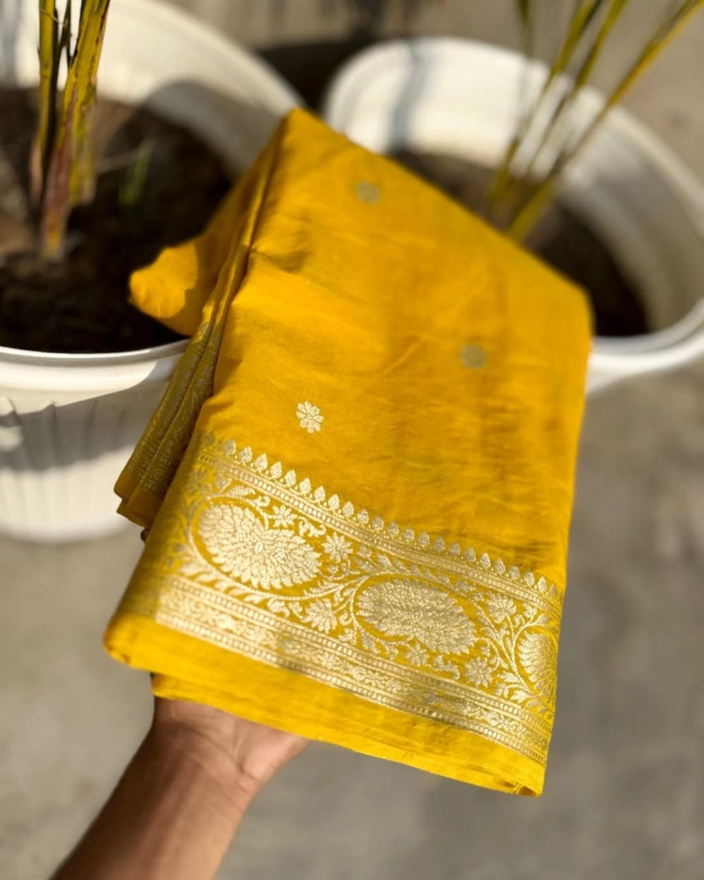 Banarasi Blend Khaddi Georgette Saree
