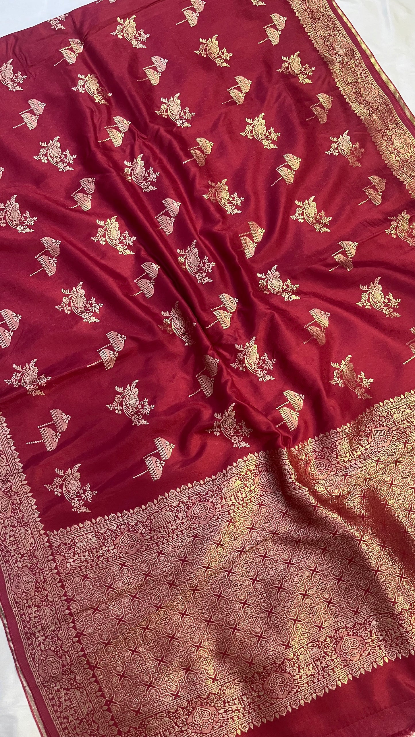 Banarasi Blend Pure Mashru Silk Saree