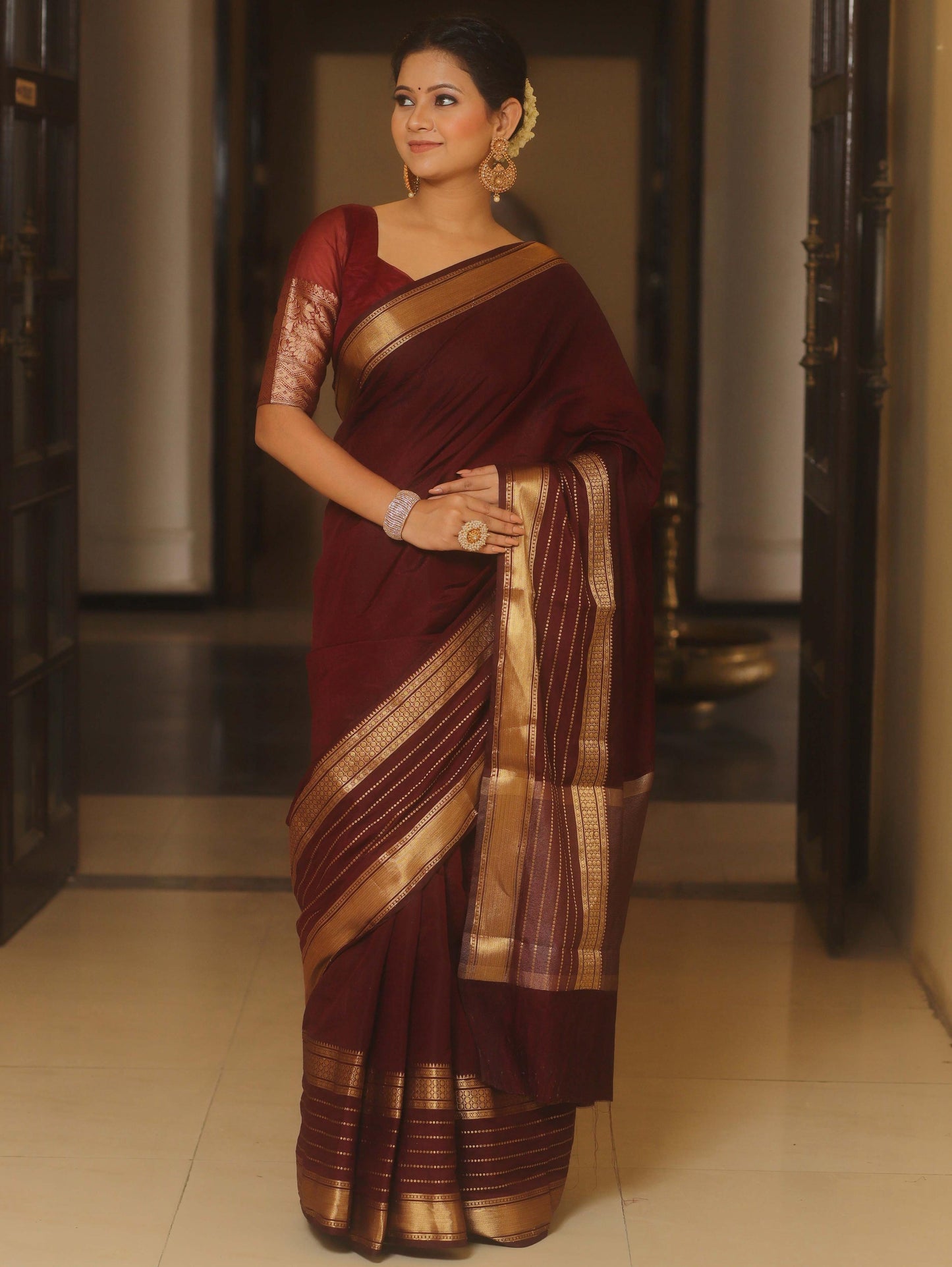 Banarasi Blend Soft Georgette Saree