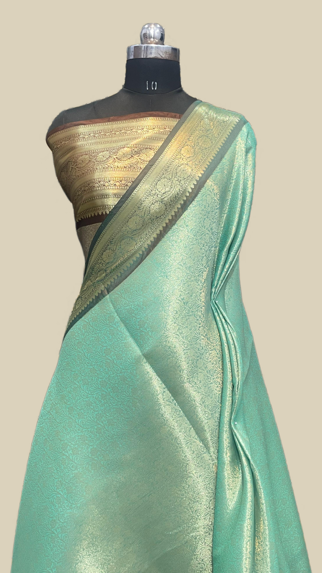 Banarasi Blend Zari Tissue Brocade Saree