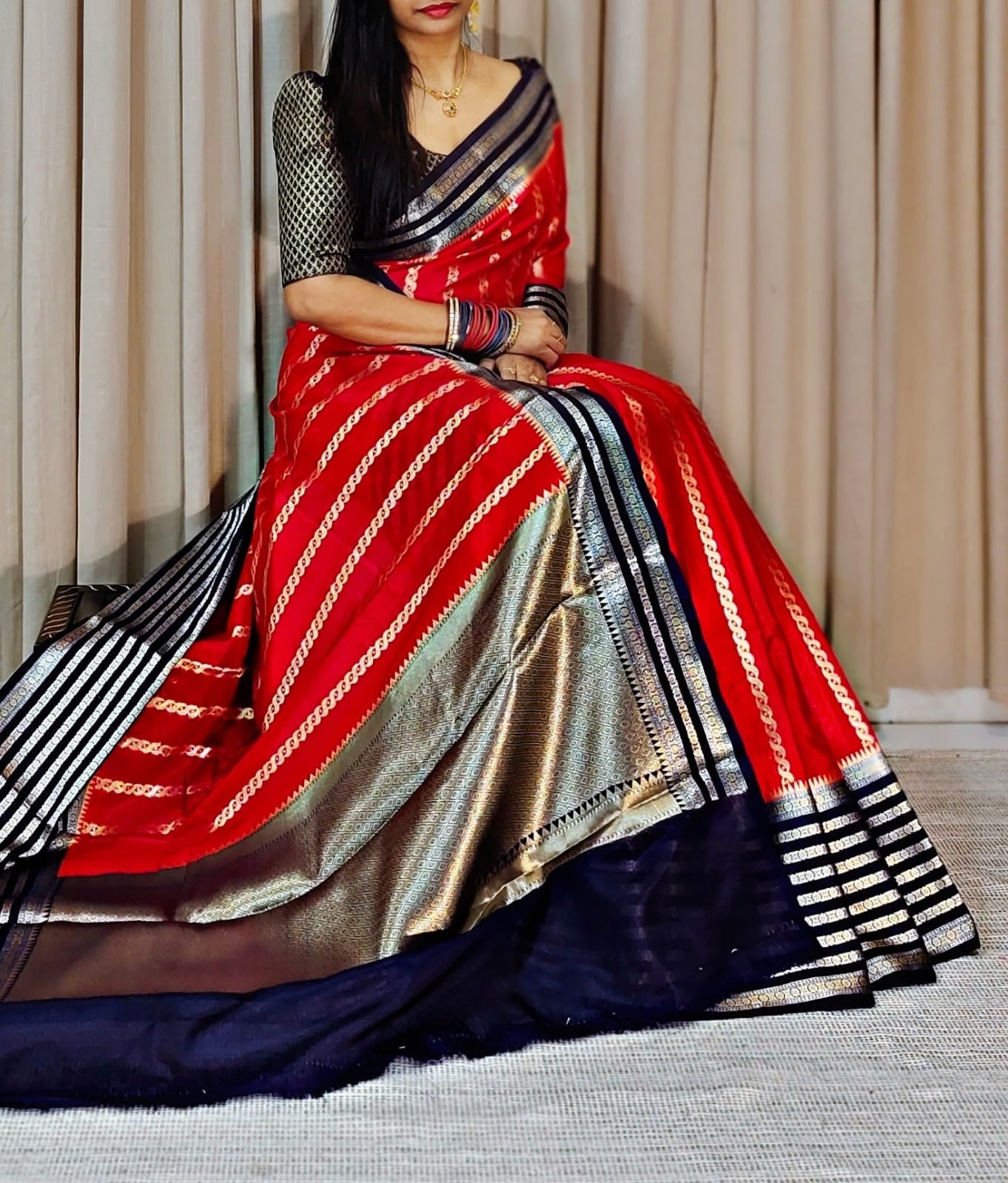 Banarasi Blend Silk Georgette Saree