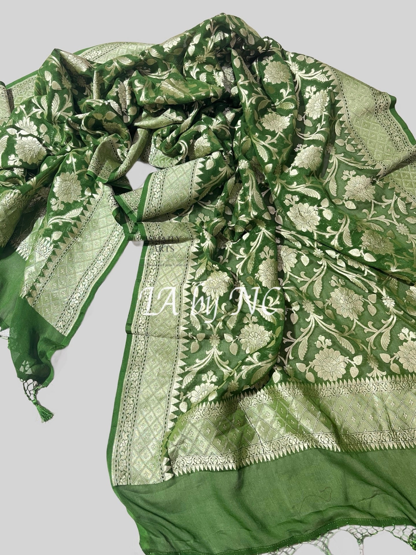 Forest Banarasi Pure Khaddi Georgette Dupatta