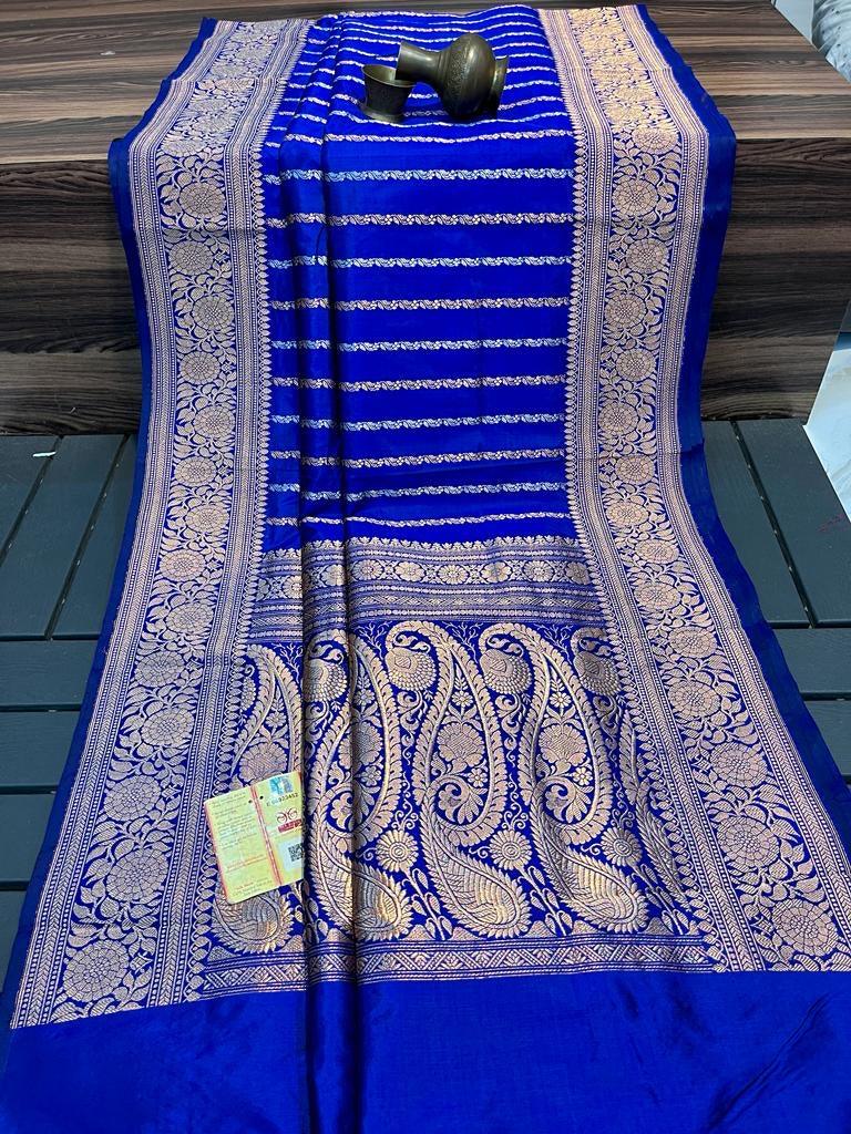 Royal Banarasi Pure Katan Silk Kadwa Saree