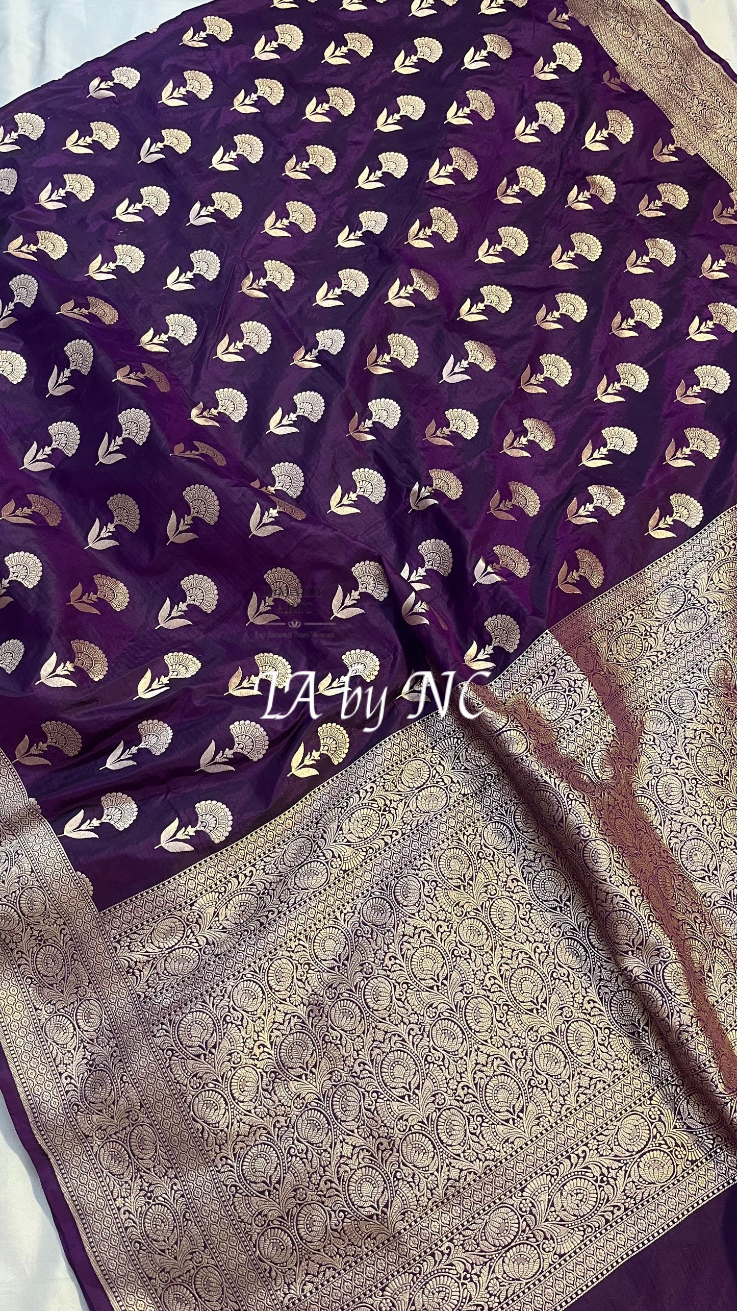 Byzantine Banarasi Pure Katan Silk Pattu Saree