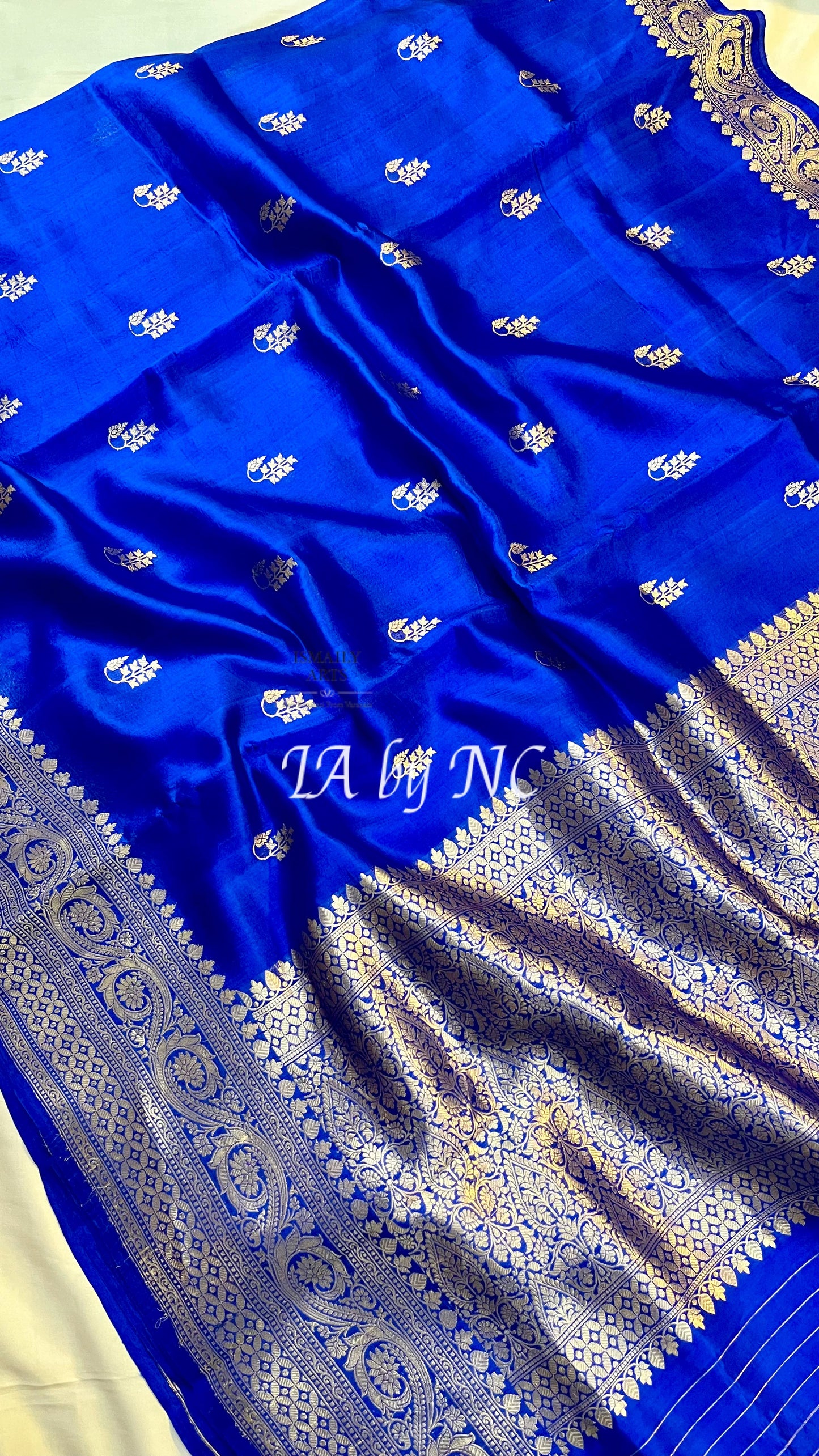 Royal Banarasi Pure Katan Silk Raw Mango Kadwa Saree