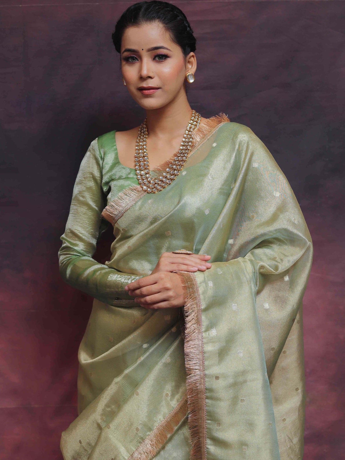 Banarasi Blend Tissue Silk Saree